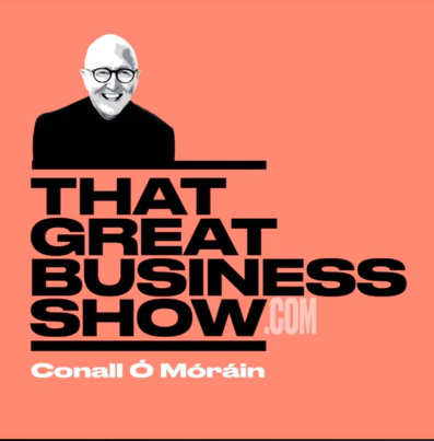 That Great Business Show with Conall O'Móráin — podcast interview with Maureen McCowen on public speaking confidence