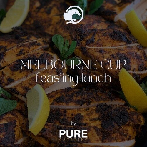 Add a touch of luxury to your race day festivities! 🐎🏆
Our feasting lunch is delivered to your door in beautifully presented eco boxes, ready to share 🍽

Check out the menu here: www.purecatering.com.au/melbournecup