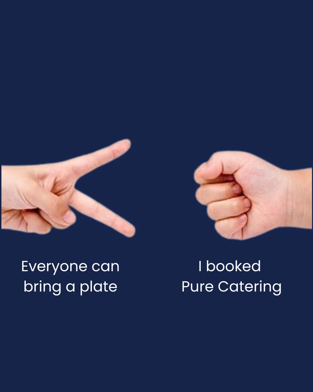 Rock, paper, scissors&hellip; we&rsquo;ll take catered every time 🎄✂️

Christmas food without the shopping, prepping, cooking or chaos? That&rsquo;s a win.

Our Christmas catering is available right up until Christmas Eve ✨
Order online now via the 