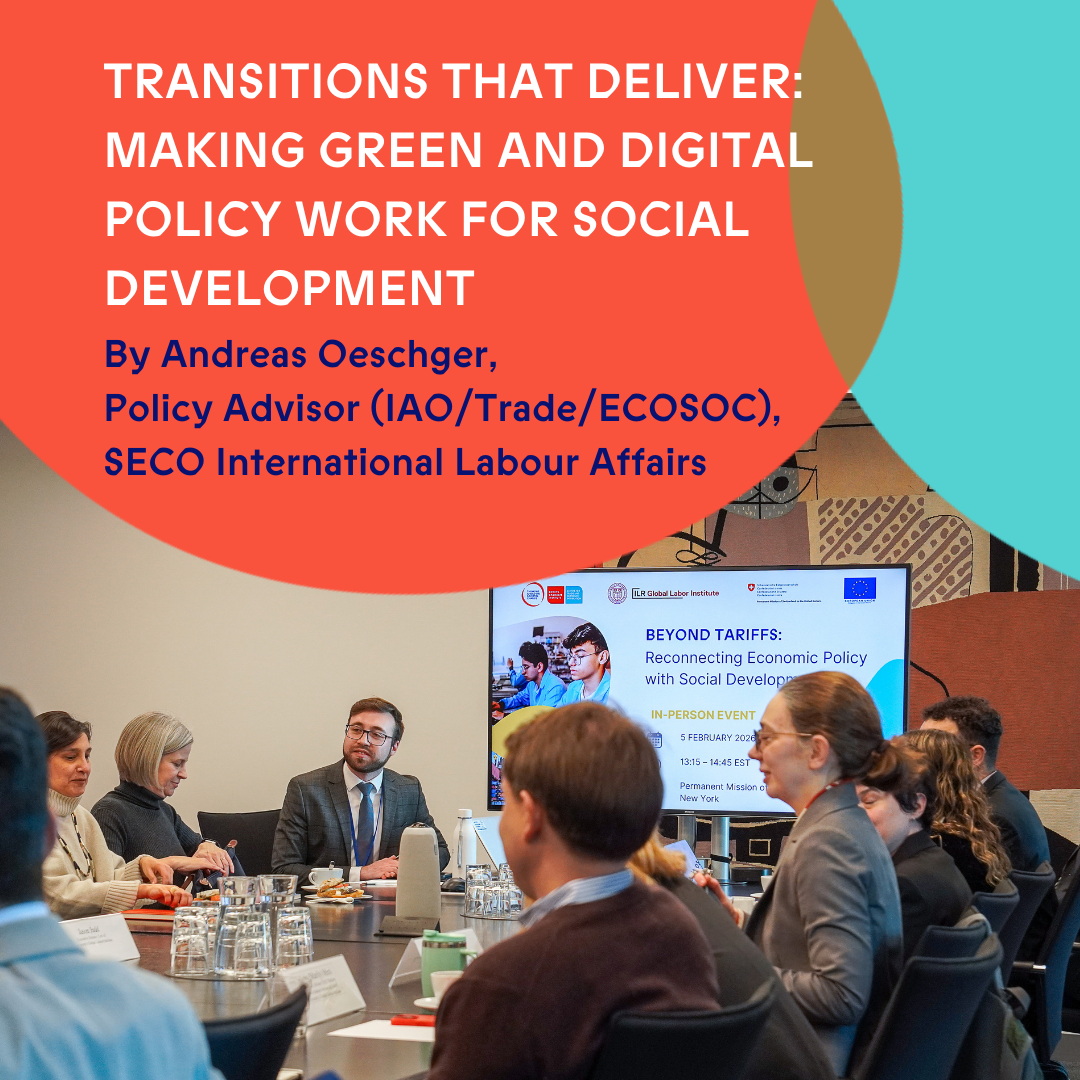 Transitions That Deliver: Making Green and Digital Policy Work for Social Development