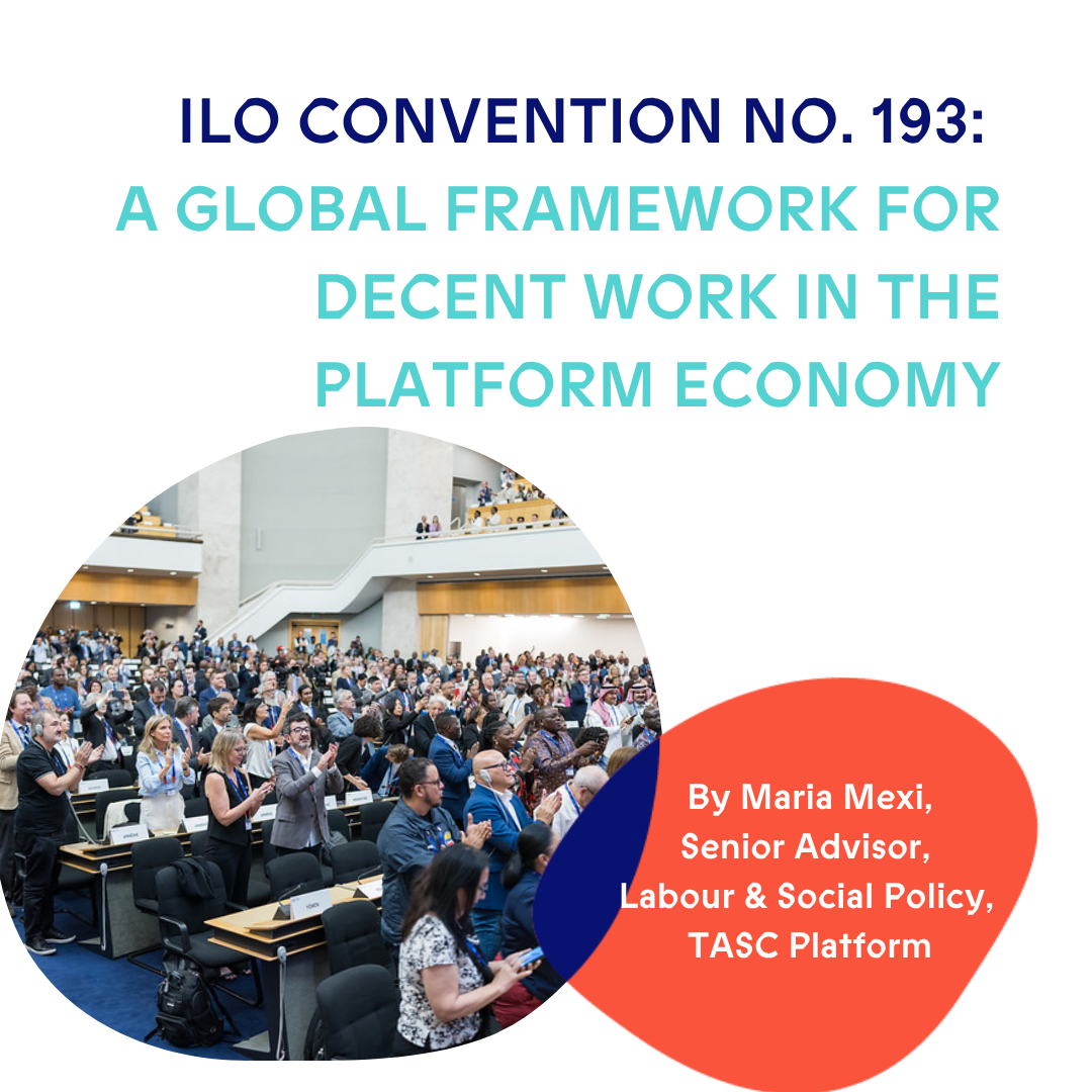 ILO Convention No. 193: A global framework for decent work in the platform economy