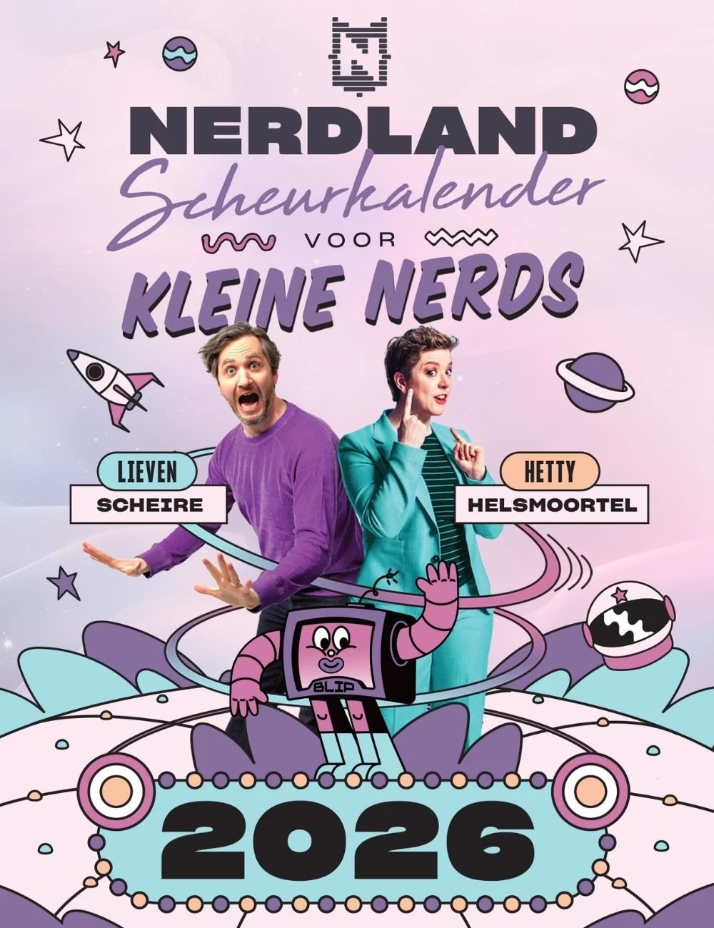 Nerdland Scheurkalender voor Kleine Nerds 2026 (8+)
