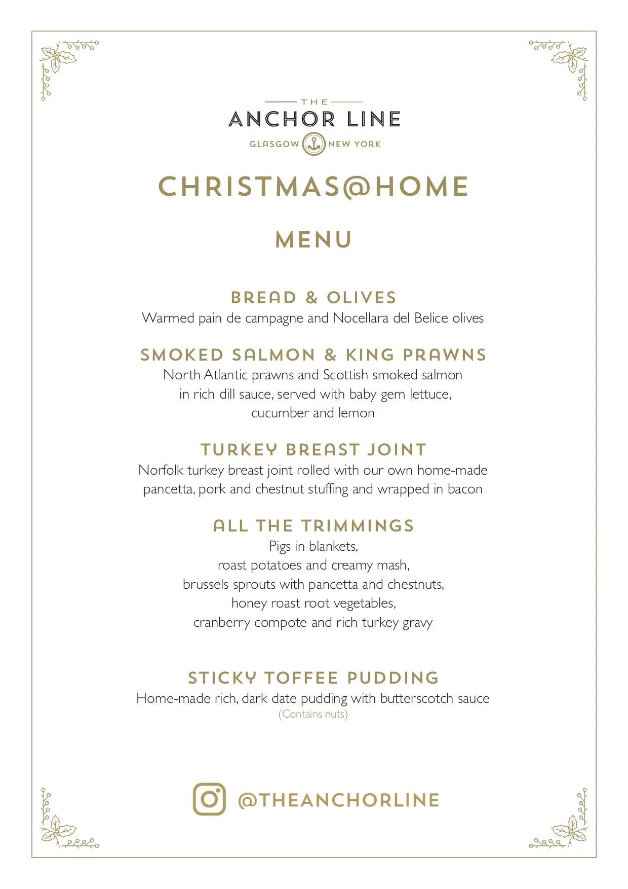 The Anchor Line: Christmas Day (Staff) — DRG