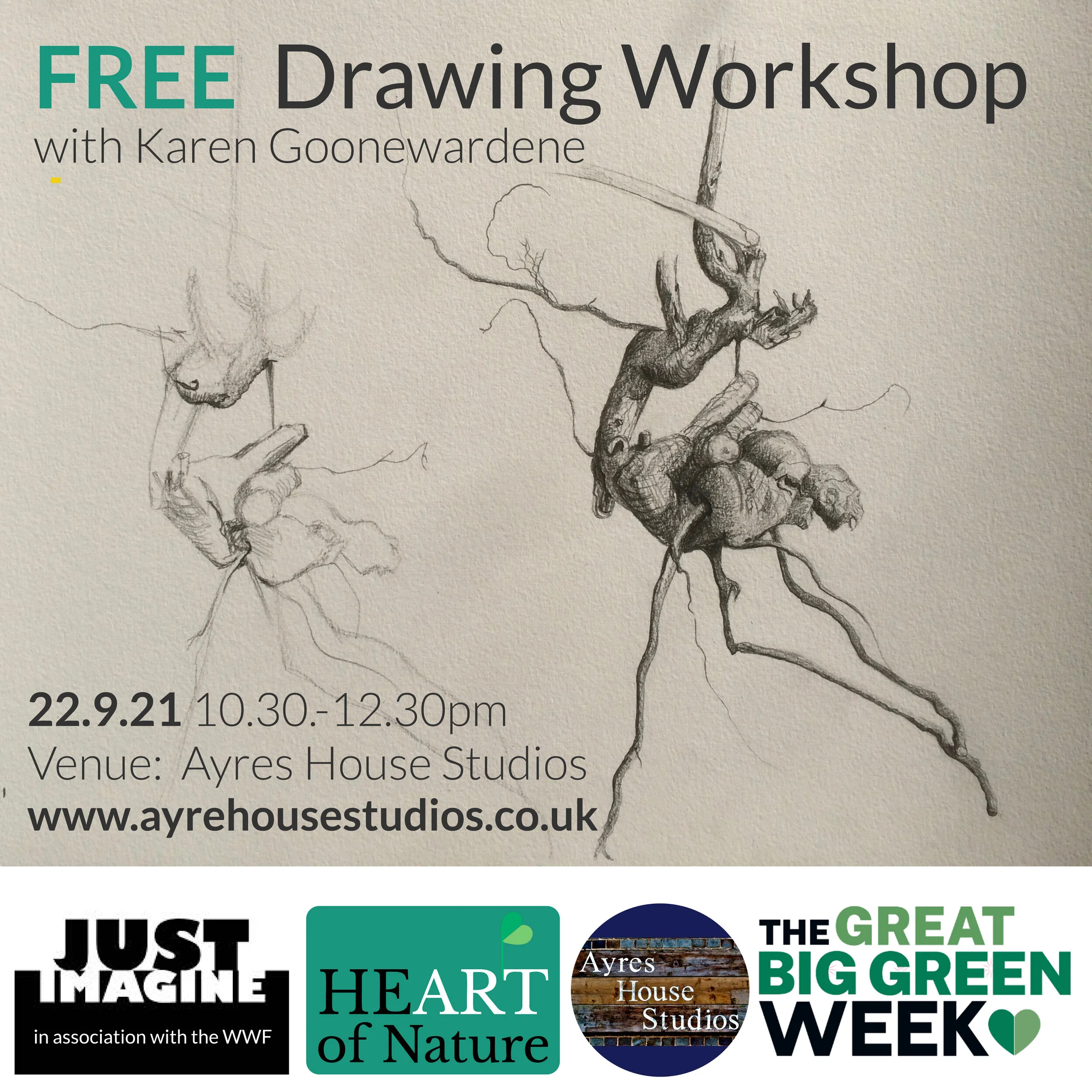 FREE Drawing Workshop with Karen Goonewardene