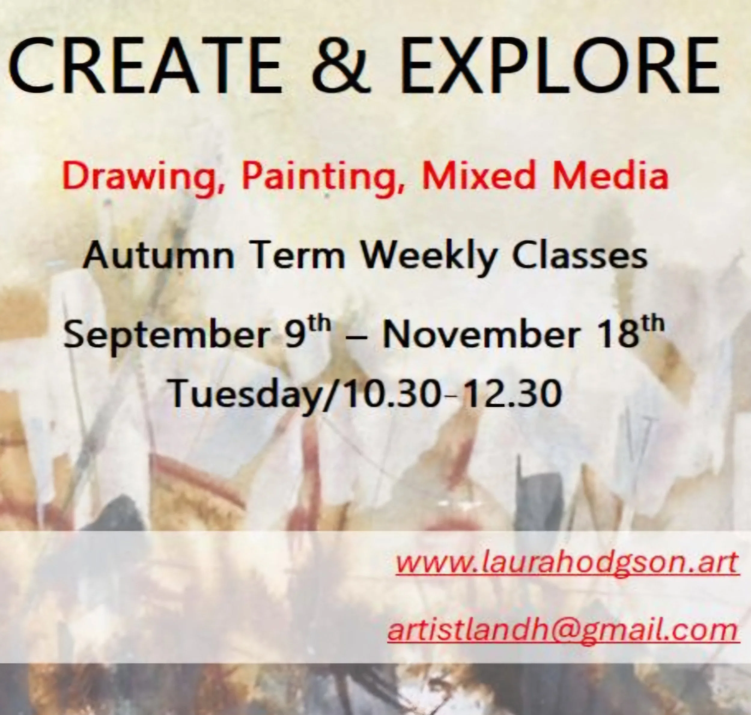 Create & Explore with Laura Hodgson, Autumn Term