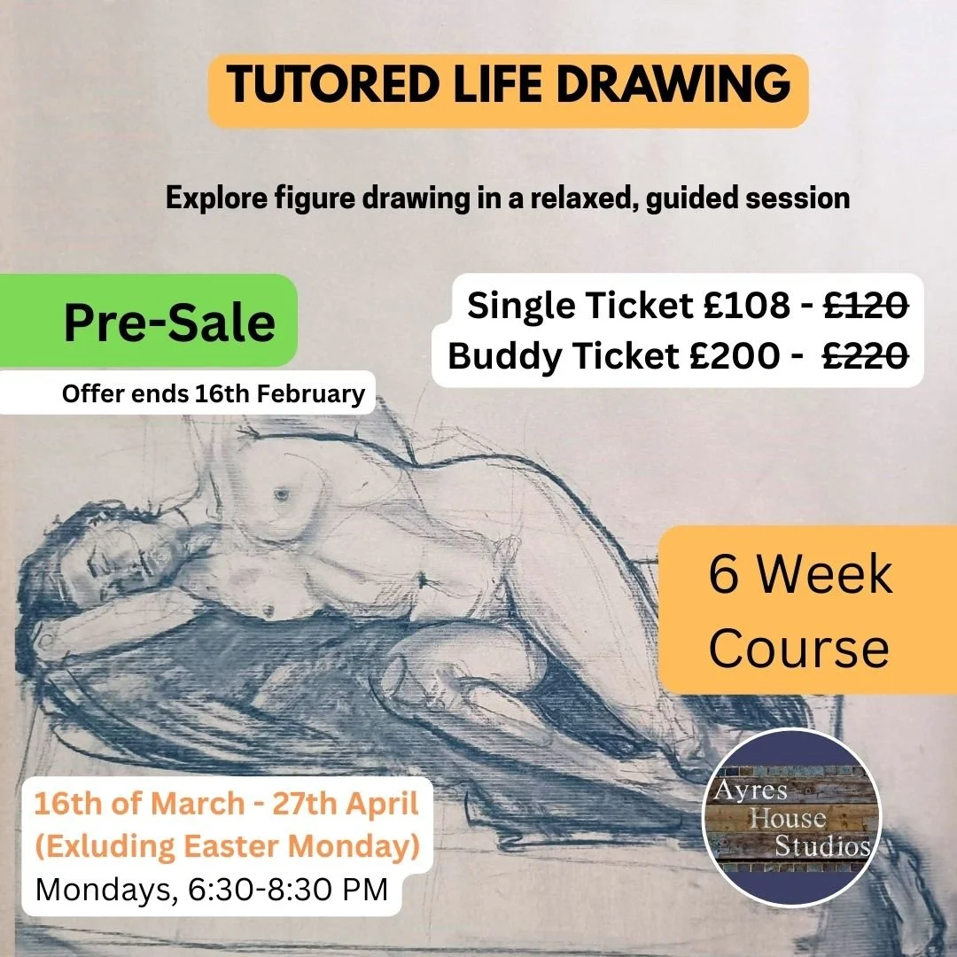 Tutored Life Drawing - 6 Week Course
