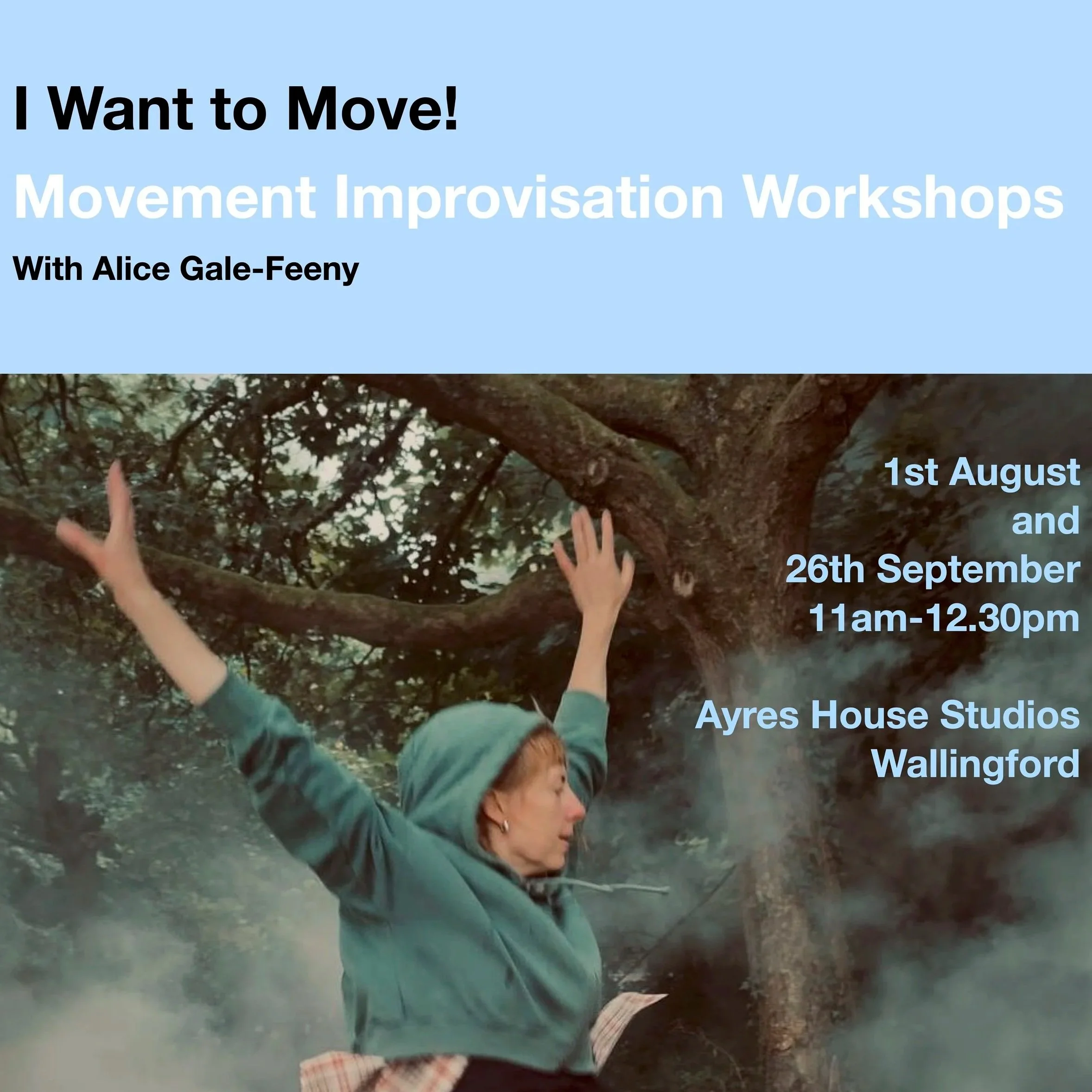  I Want to Move! Movement Improvisation Workshops