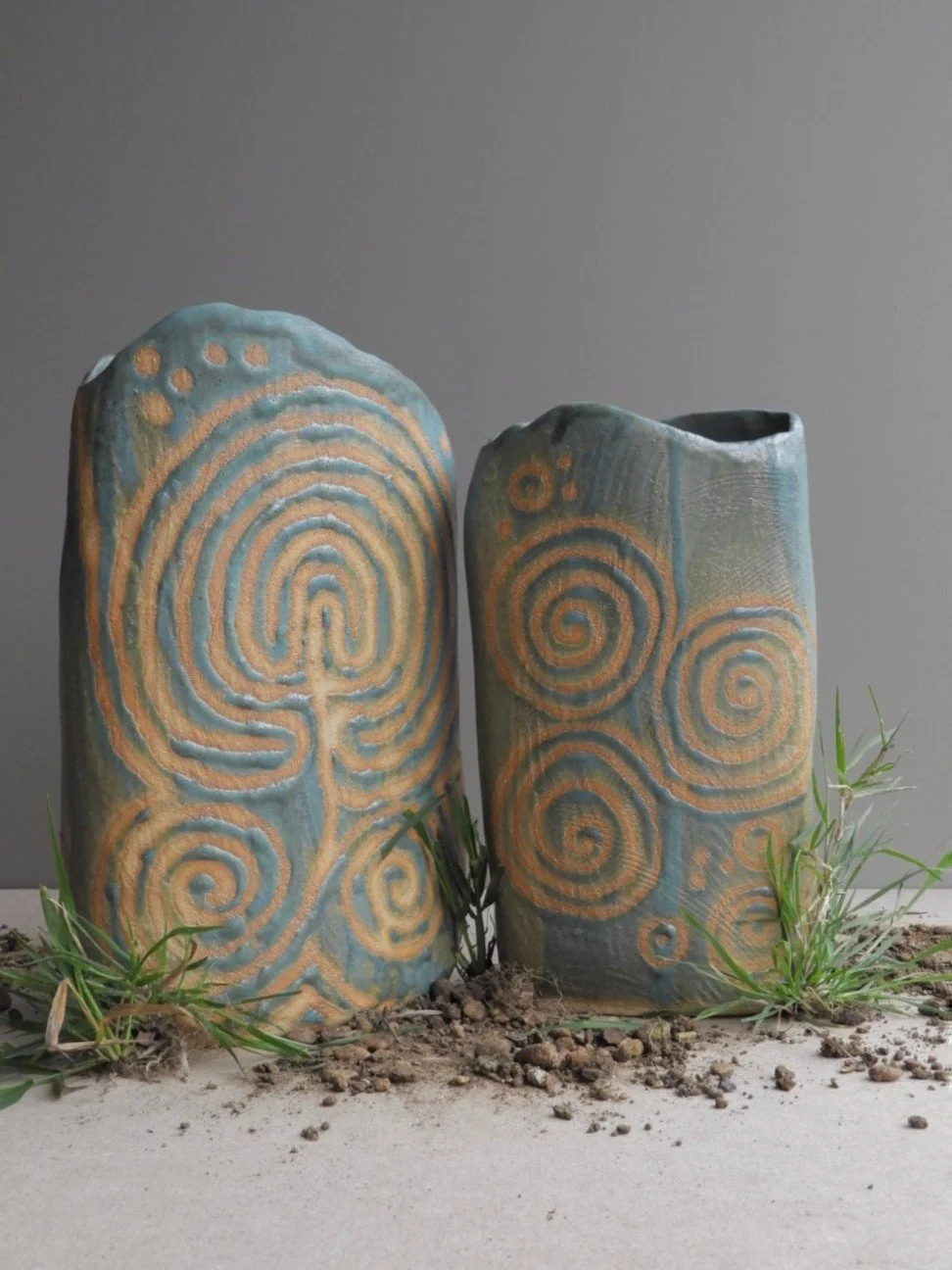 Turquoise Labyrinth Pair