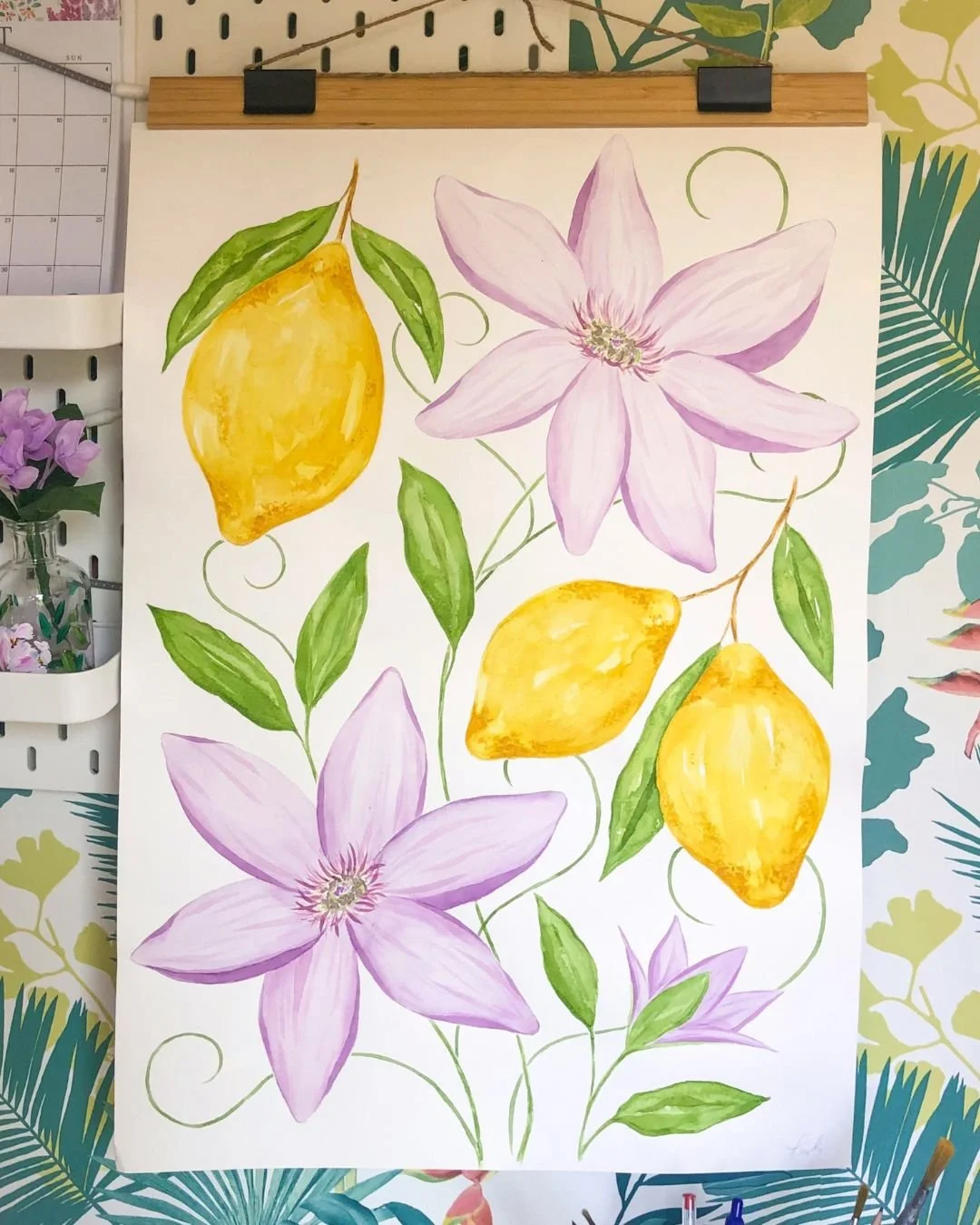 Clematis and Lemons