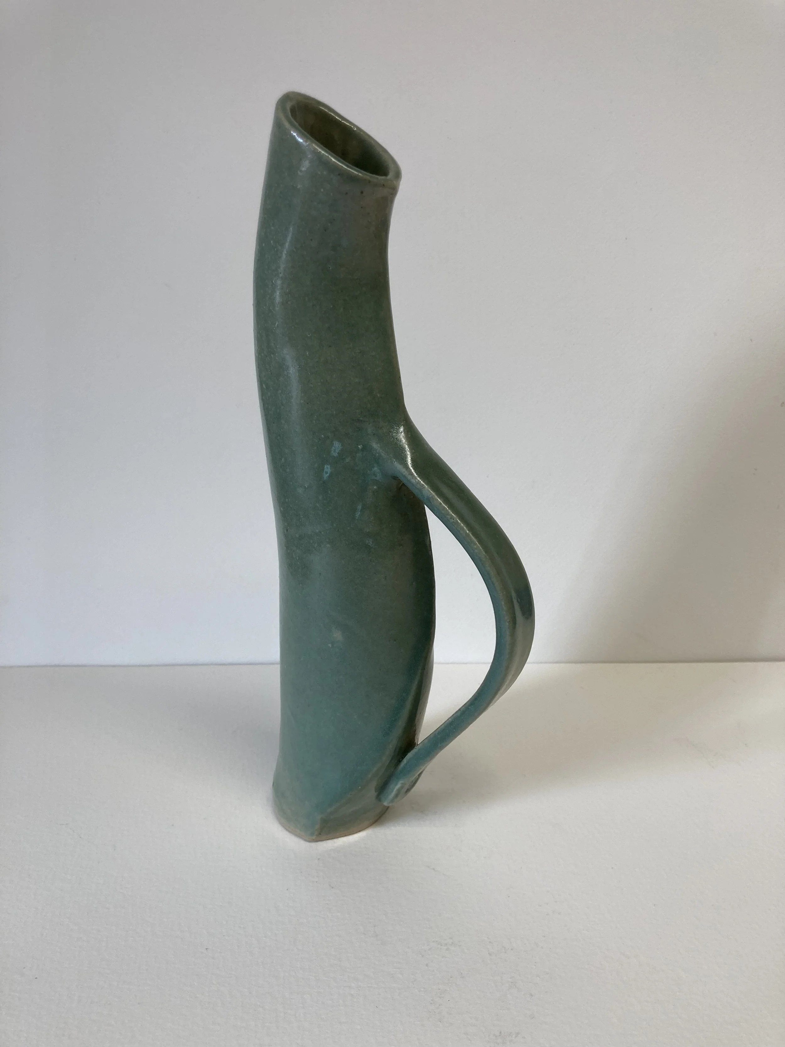 Jade green bottle form