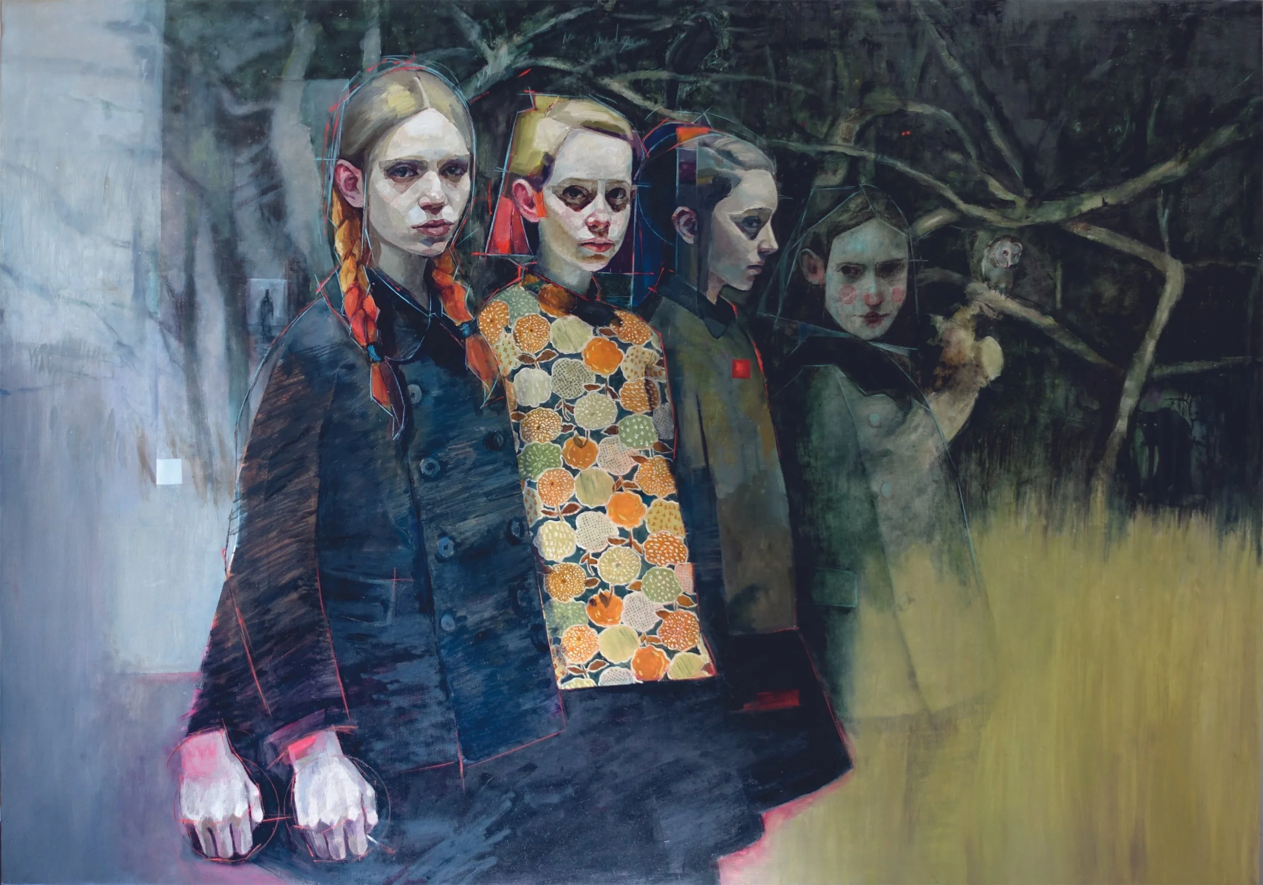 Nocturno 130x92cm. Finalista del concurso Figurativas 2025