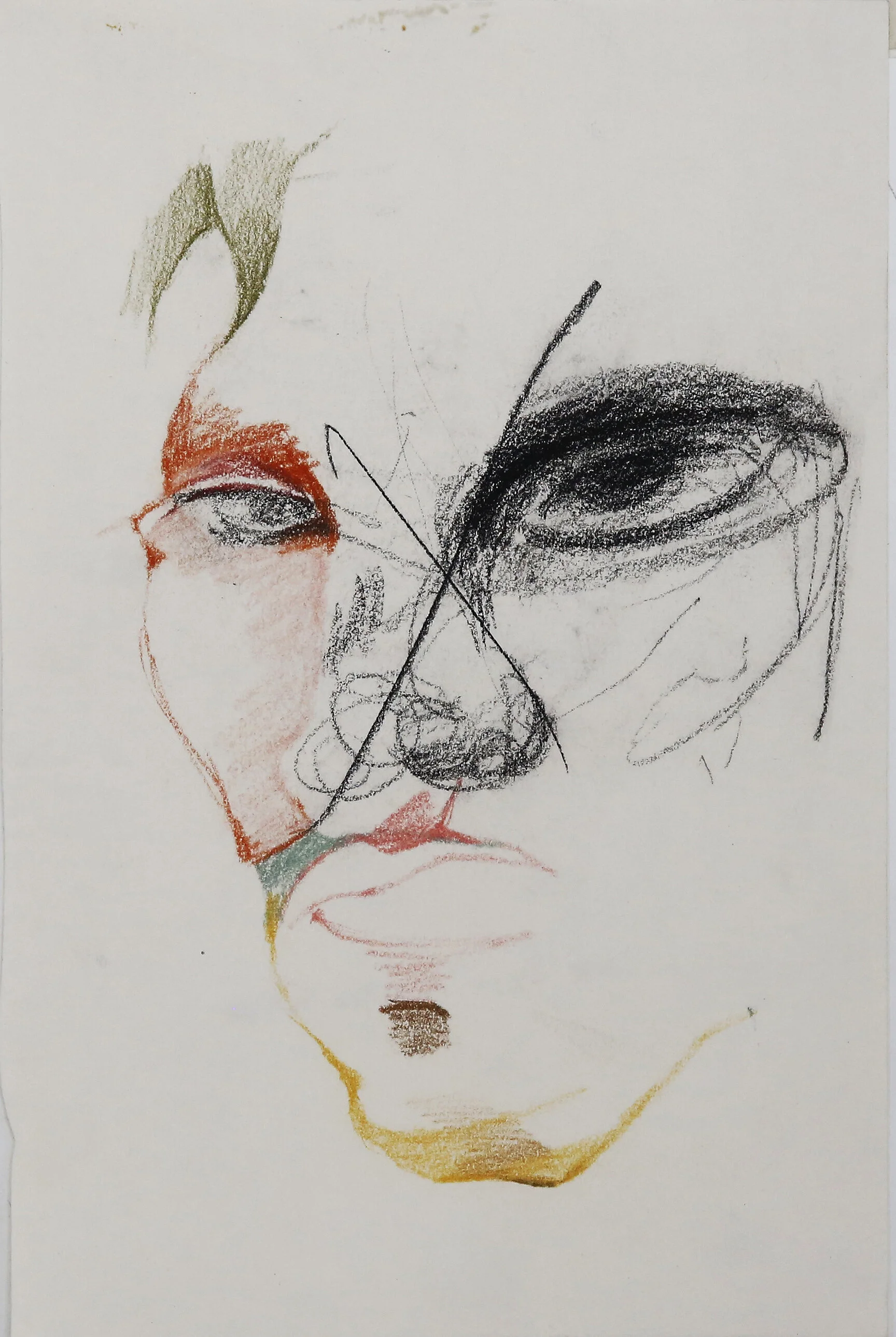 Pastellkreide auf Papier, 25.5 × 16.9 cm, 2010