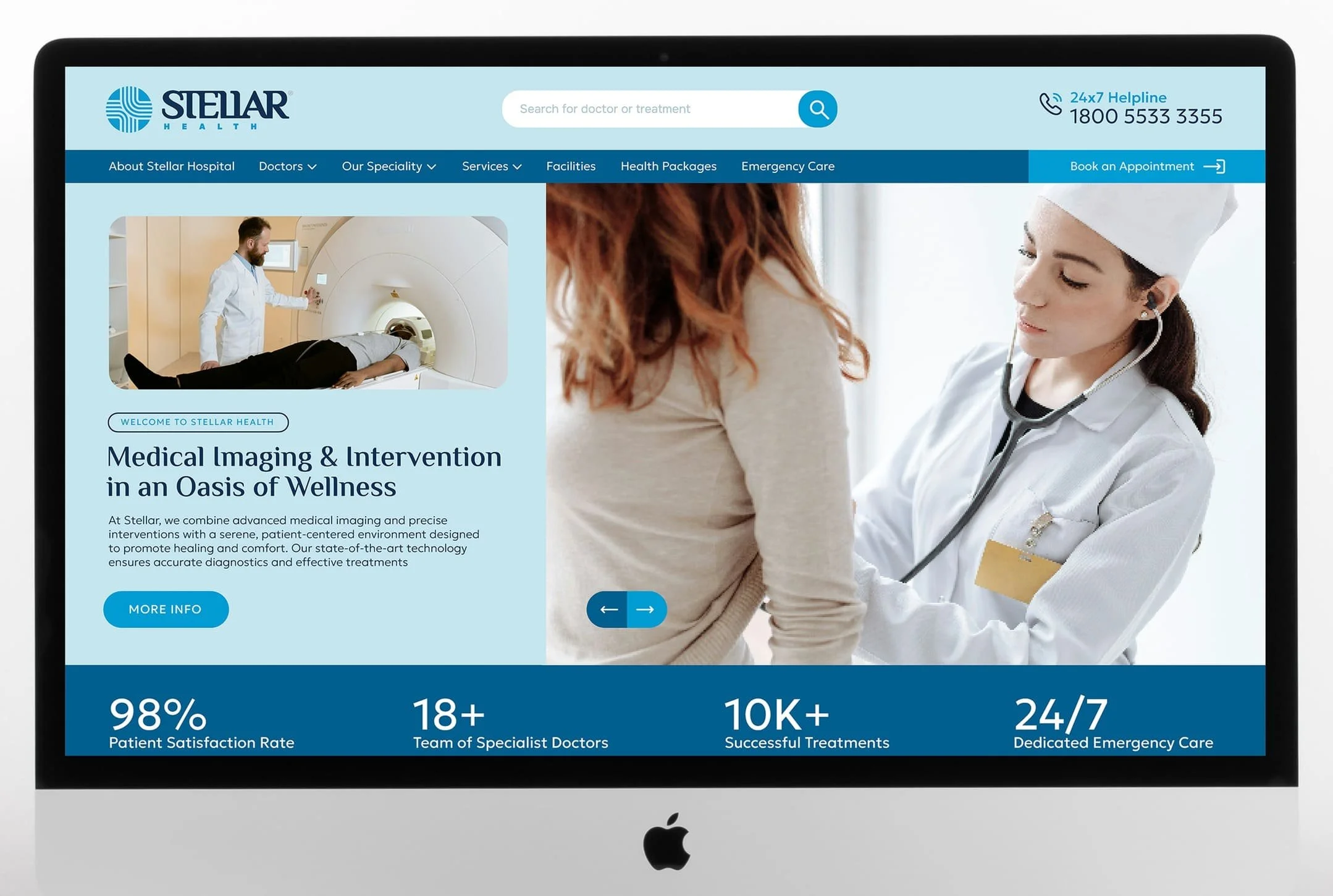Website Design & Development | Stellar Health
Nagpur, India