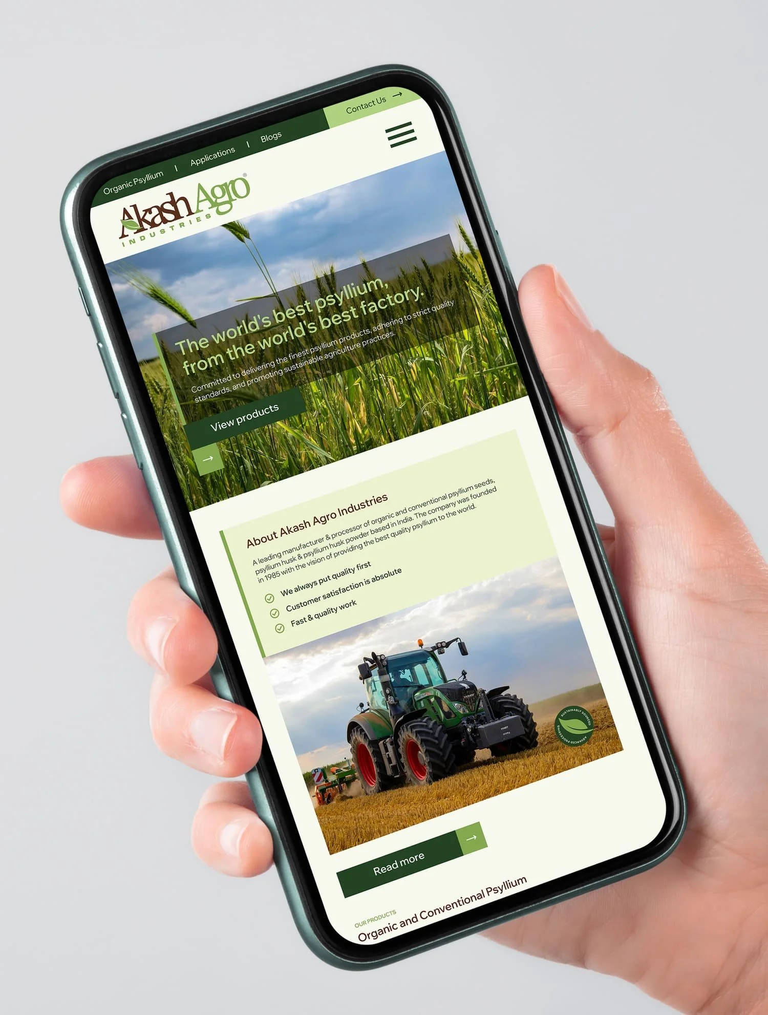 Website Design & Development | Akash Agro Industries
Gujarat, India