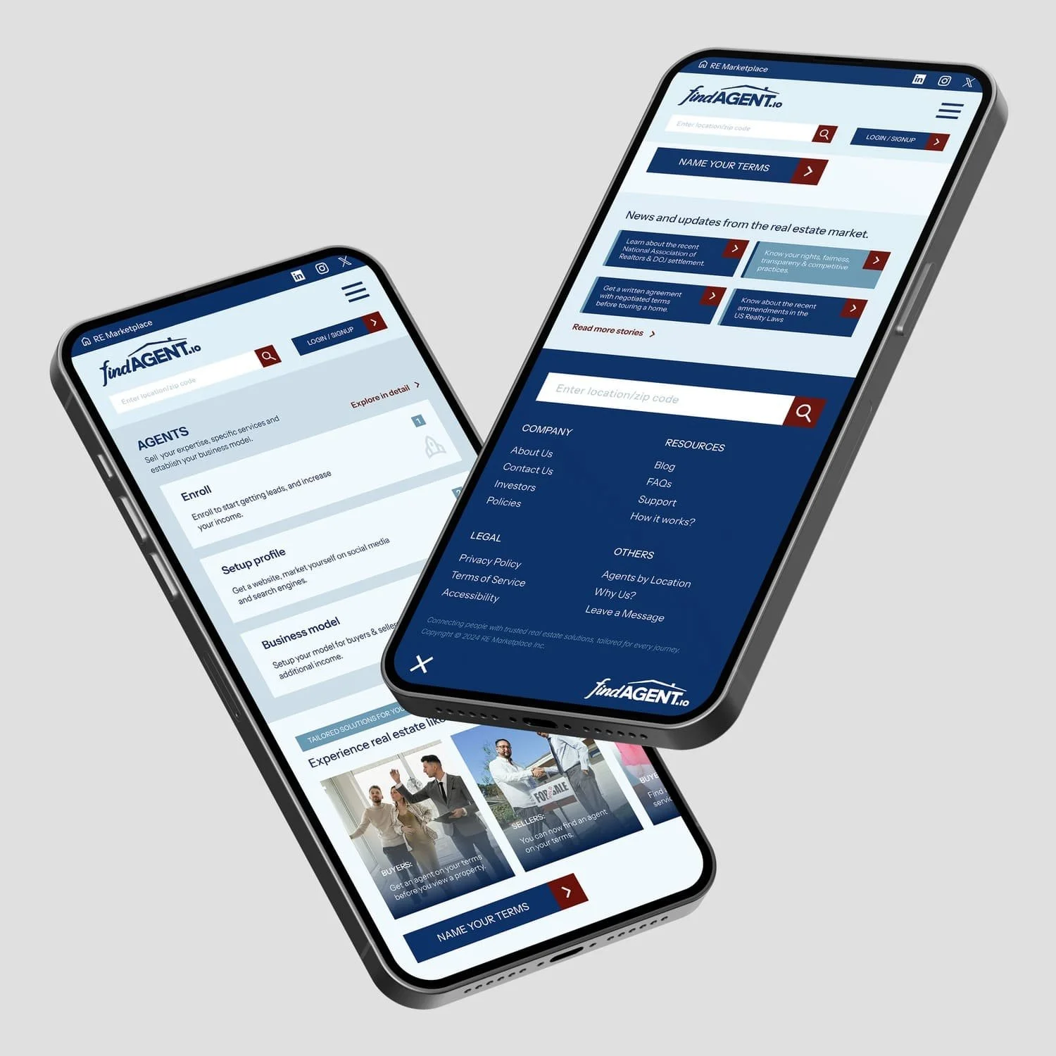 Website UX & UI Design | Find Agent
Texas, USA