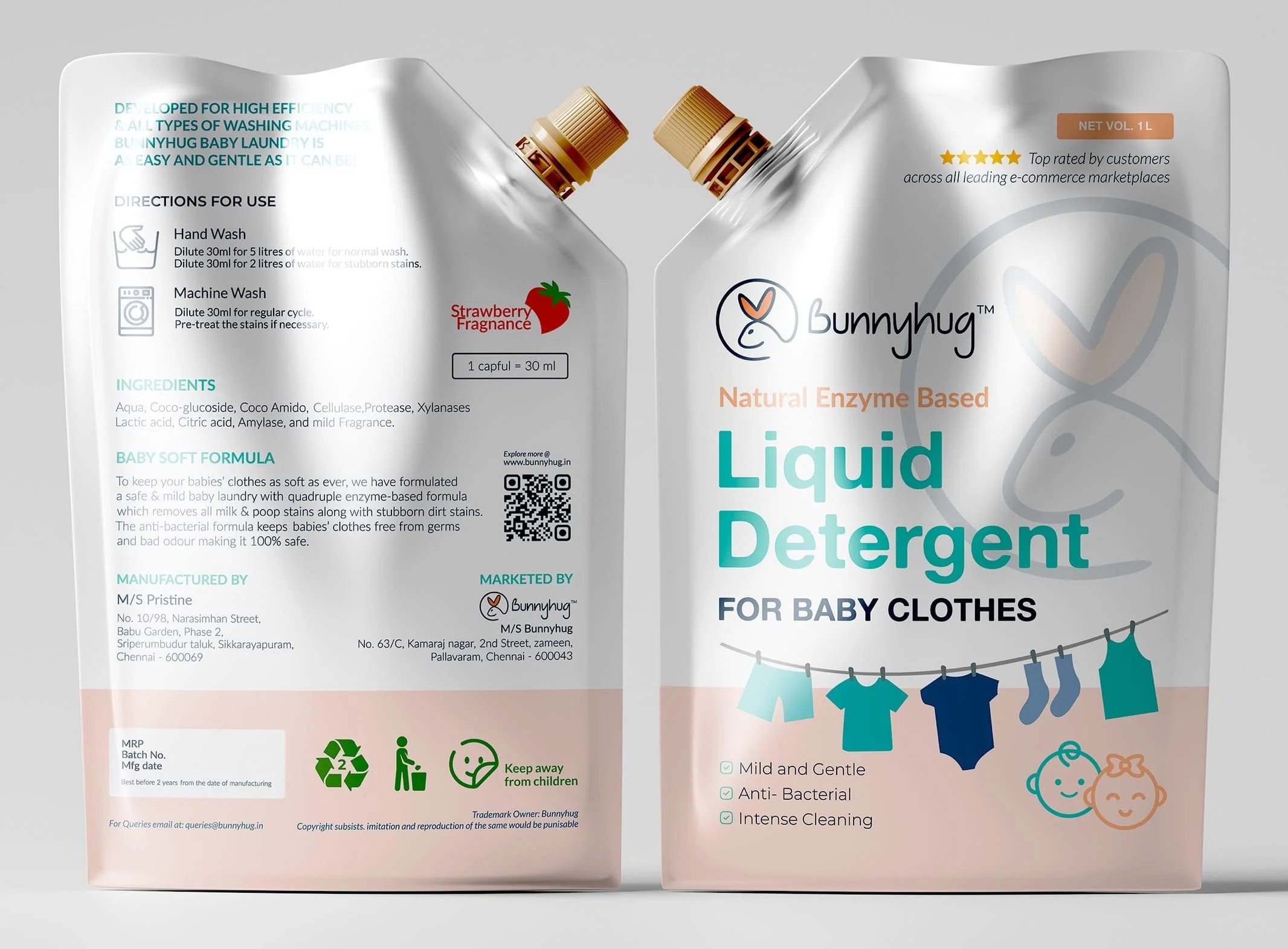 Packaging Design | Bunnyhug Pvt. Ltd.
Chennai, India