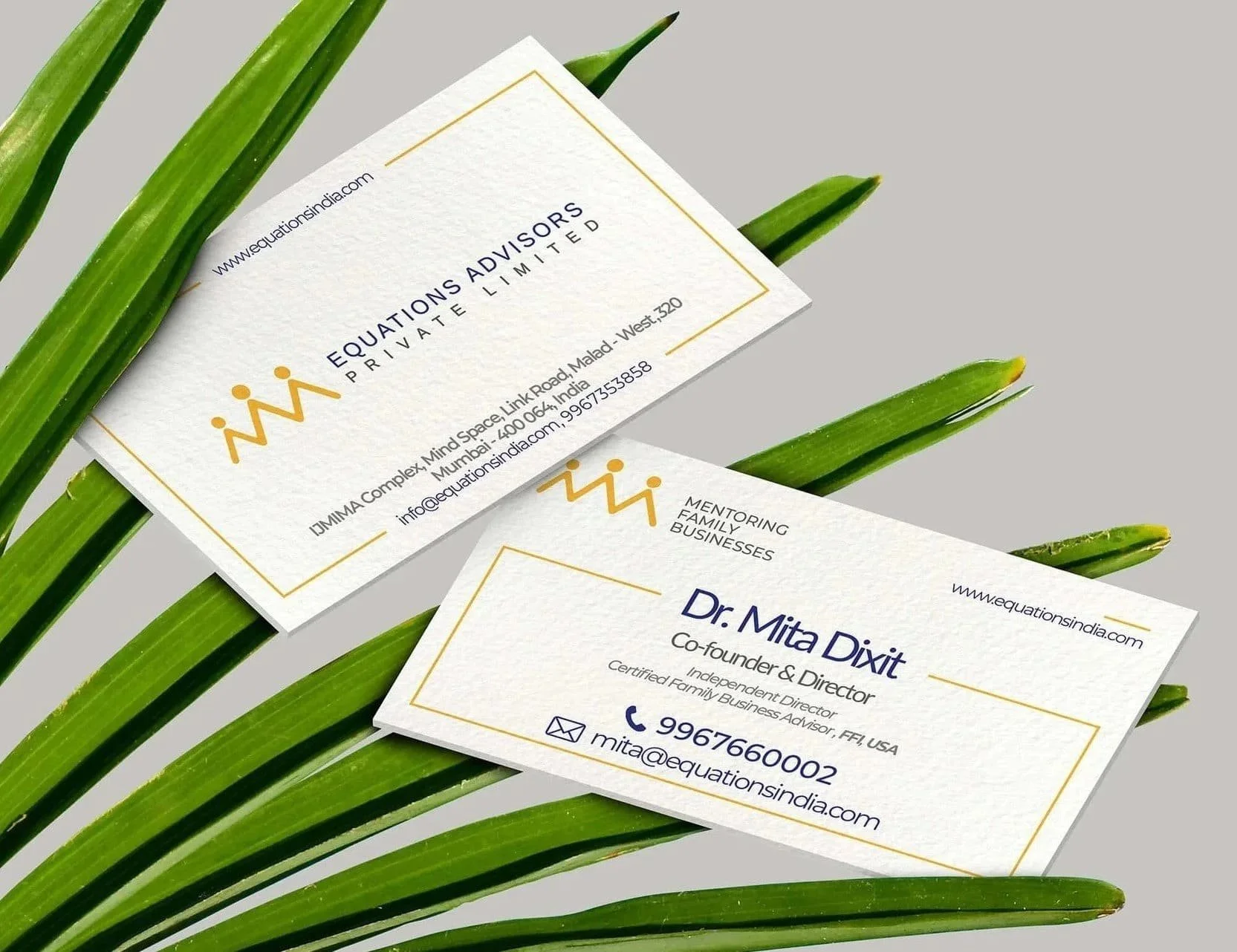 Business Cards Design | Equations India
Mumbai, India