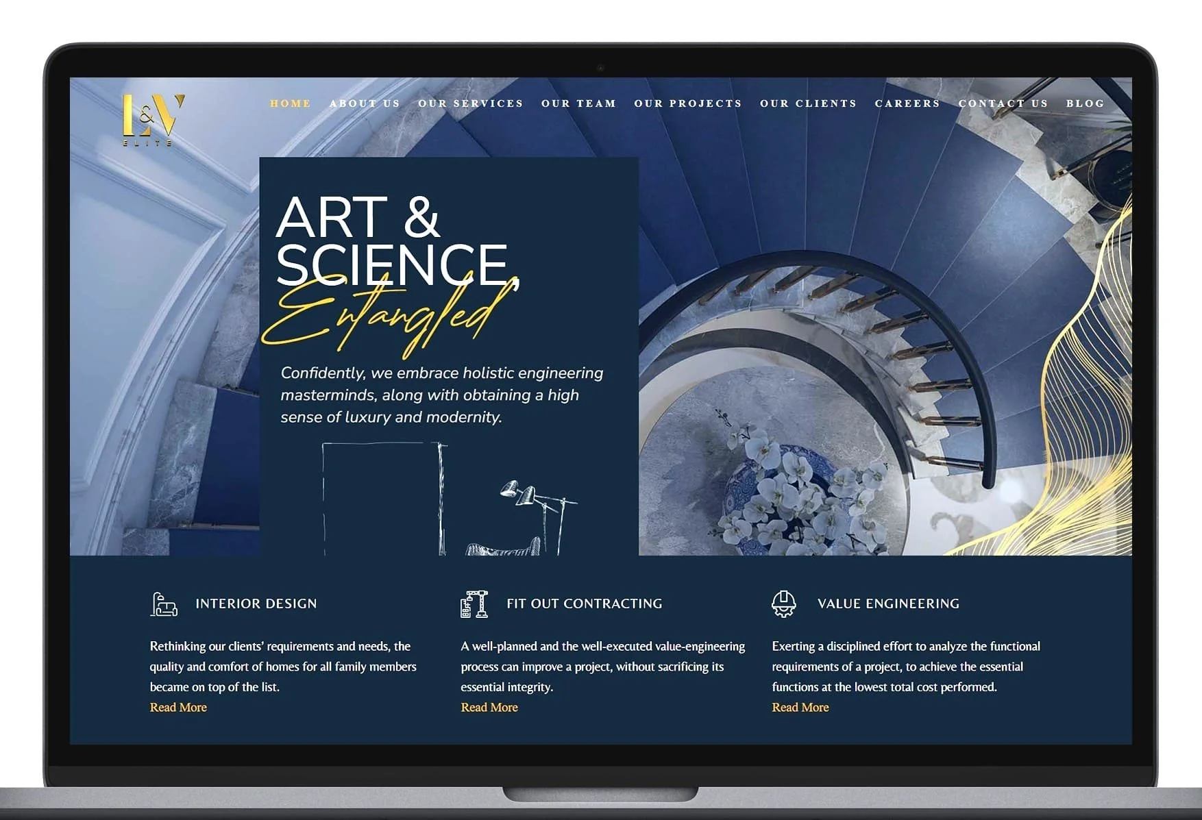 Website UI Design | L&V Elite
Cairo, Africa