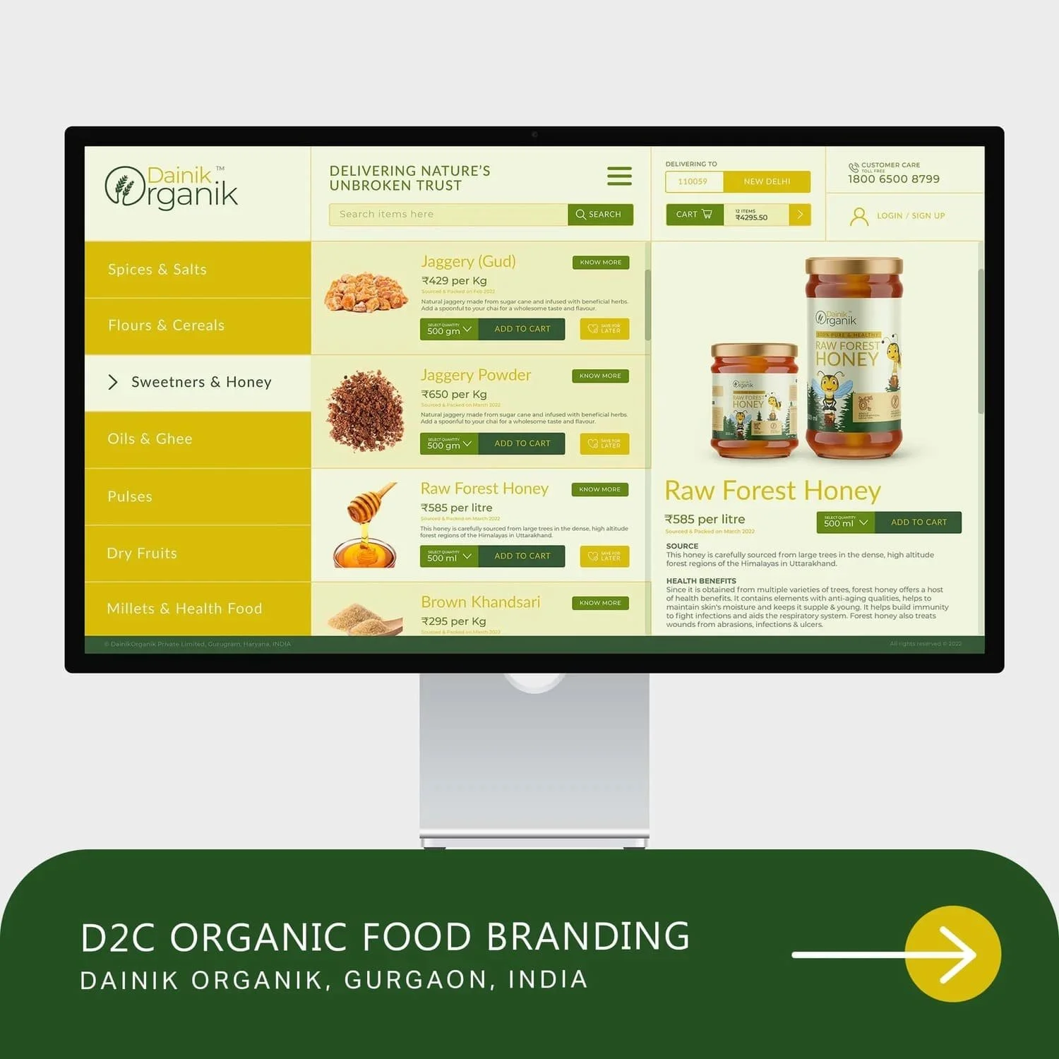 Organic food branding case study of a grocery startup based in India