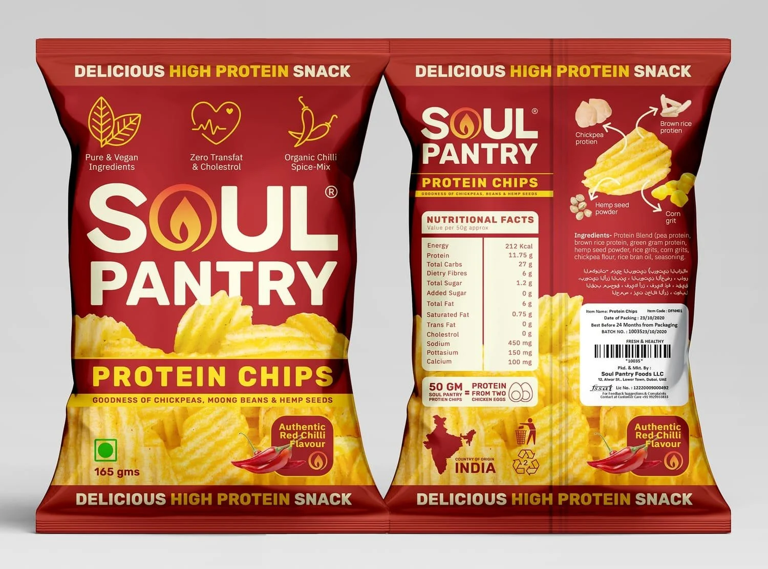 Packaging Design | Soul Pantry LLC
Dubai, UAE
