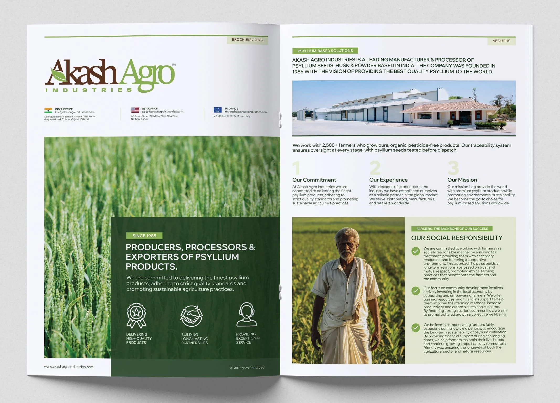 Brochure Design | Akash Agro Industries
Gujarat, India