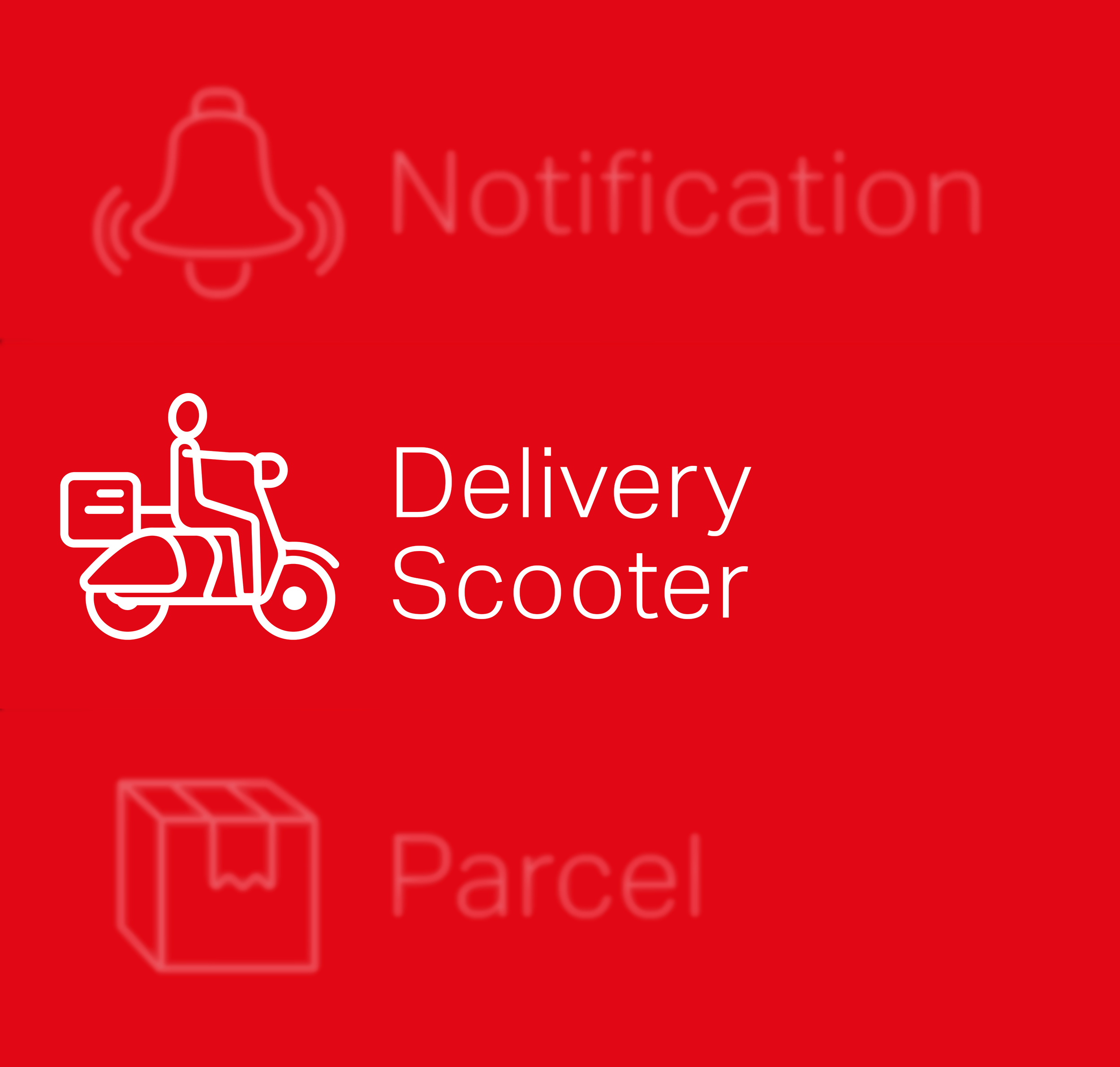 Delivery scooter icon svg download for commercial use