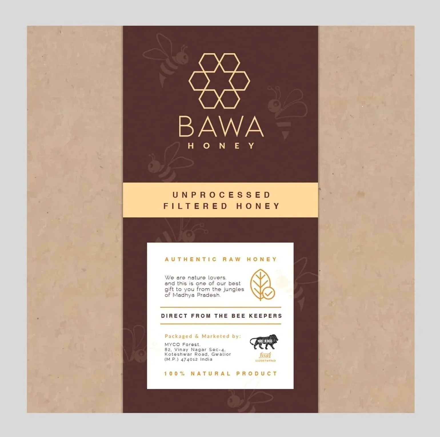 Packaging Design | Bawa Honey
Gwalior, India