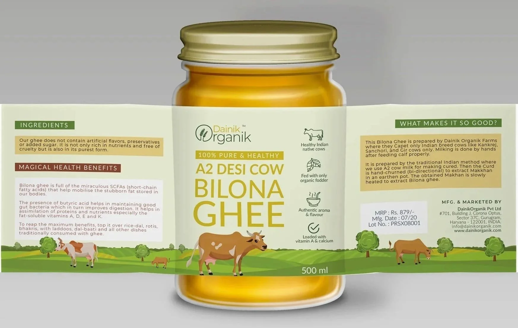 Packaging Design | Dainik Organik
Gurugram, India