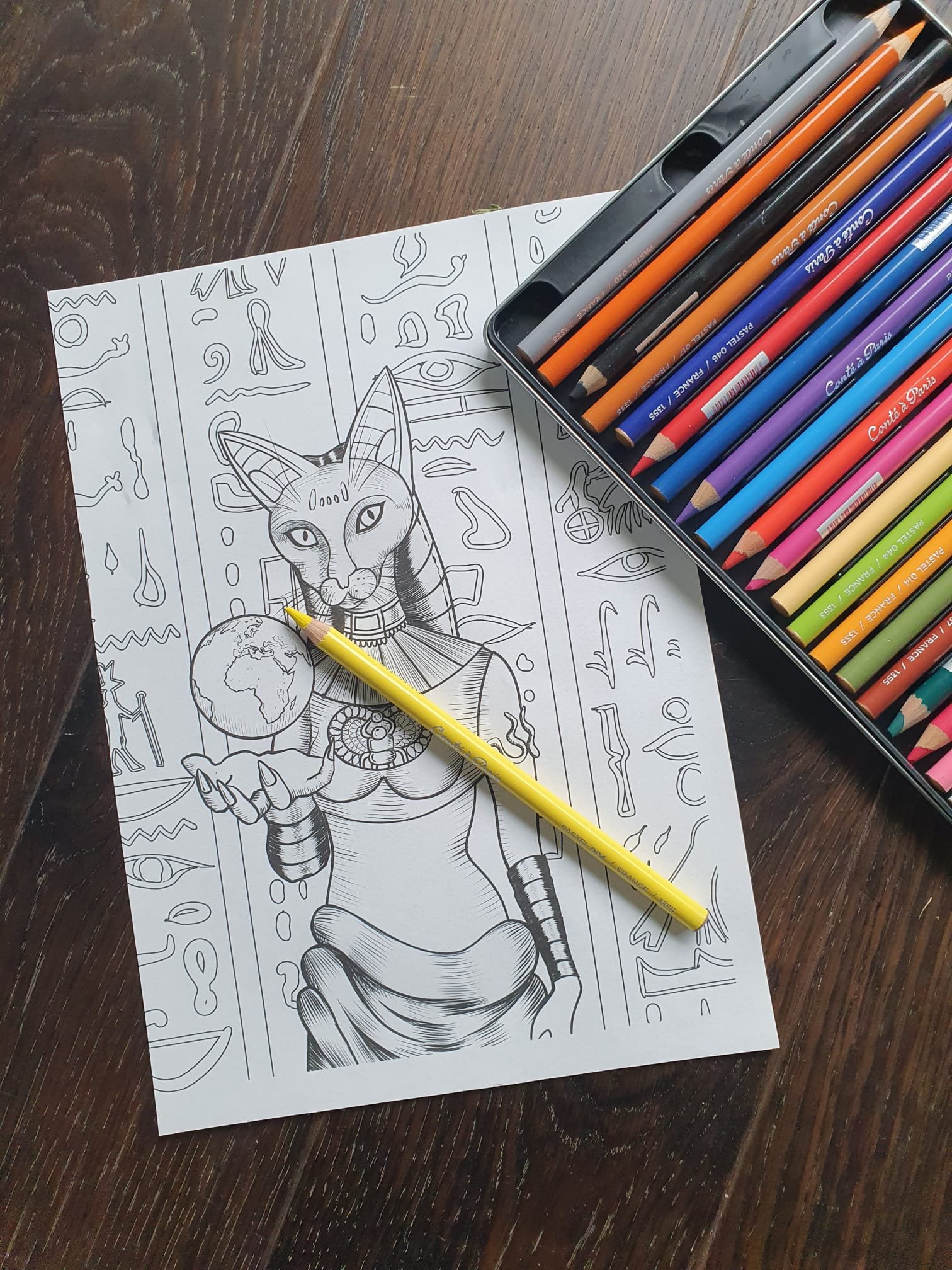 Colouring Pages "See the Whole World"