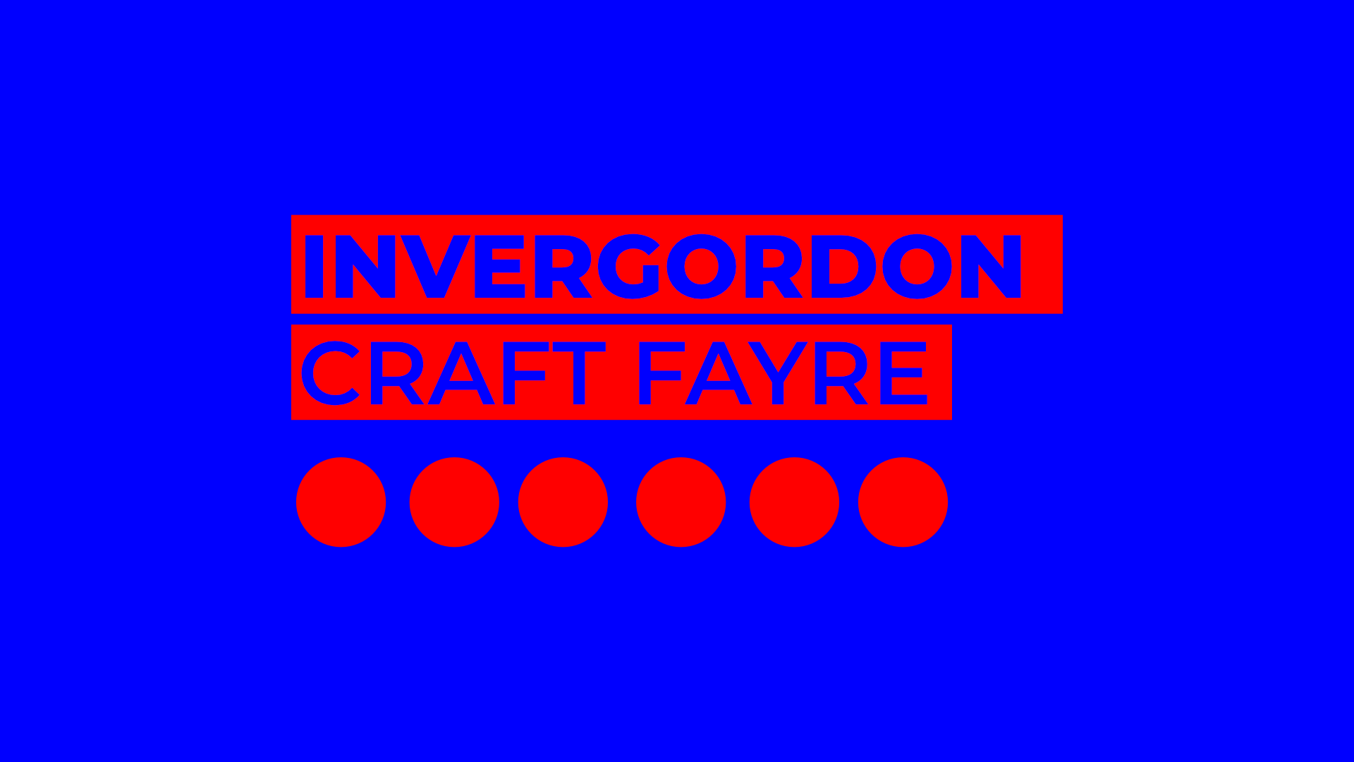 Invergordon Craft Fayre