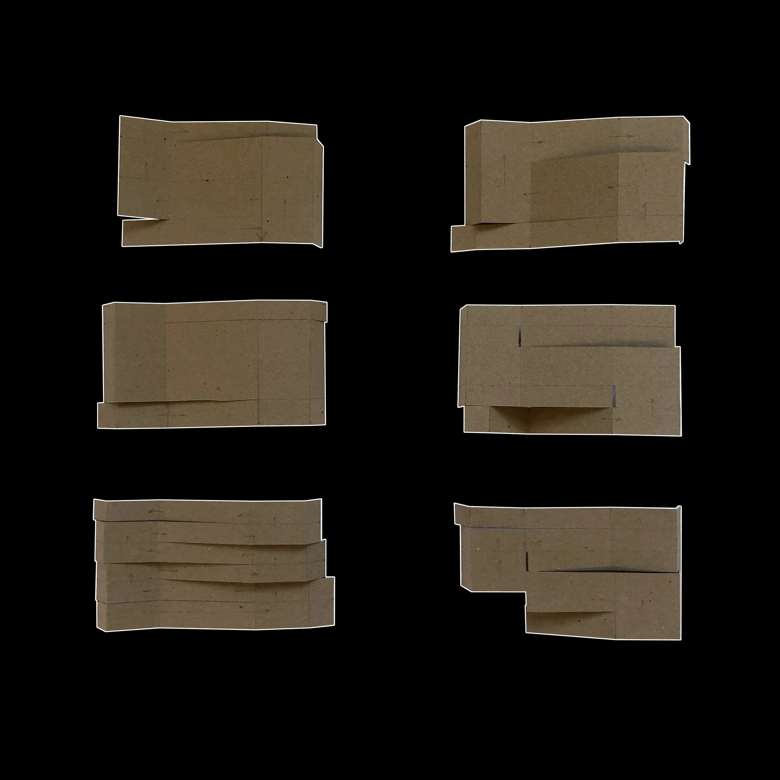 Facade Study Models | Multifamily | Senior Designer | RODE