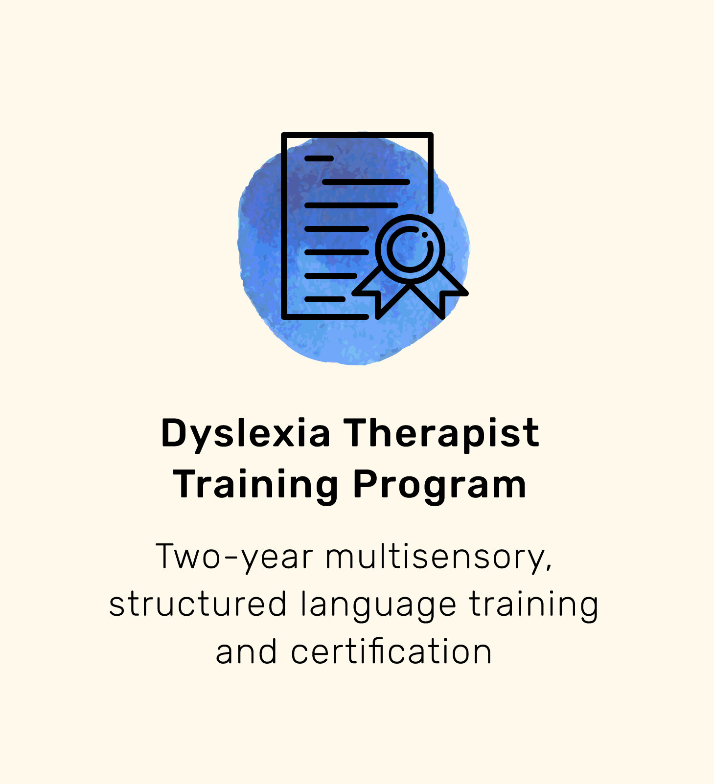 Dyslexia Therapist Training