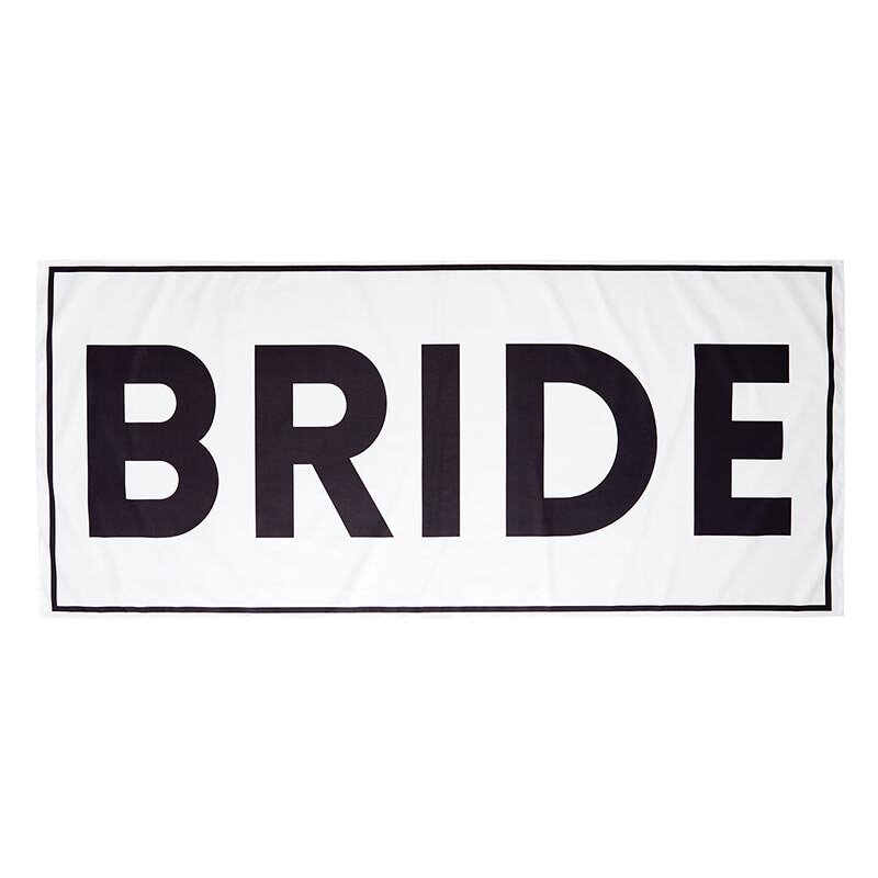 Bride Oversized Quick Dry Beach Towel