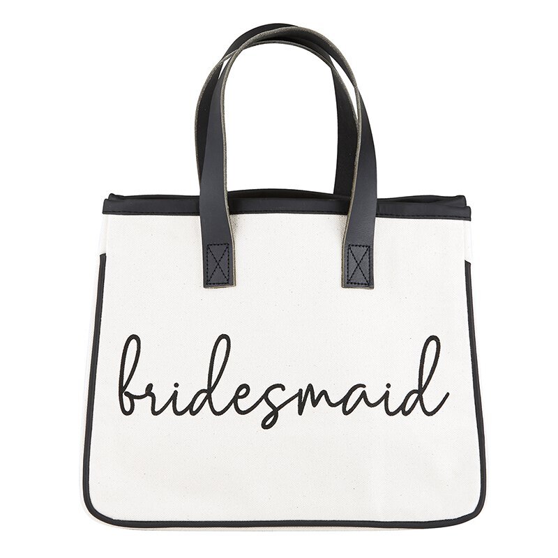 Bridesmaid Mini Canvas Tote Bag
