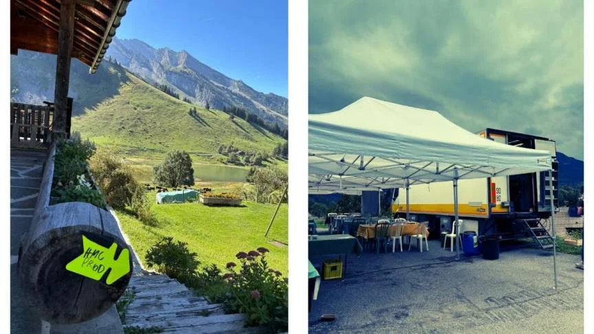 Quel est ce tournage qui a commencé à La Clusaz ?