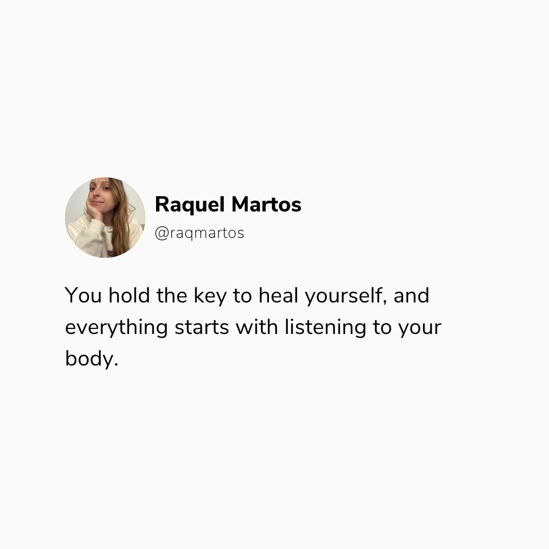 Listening to your body is key to catch your feelings on time and avoid explosions of character or bursts of anger. Once you know yourself so well you can notice any little thing that makes you uncomfortable, giving you OPTIONS, like leaving that hang