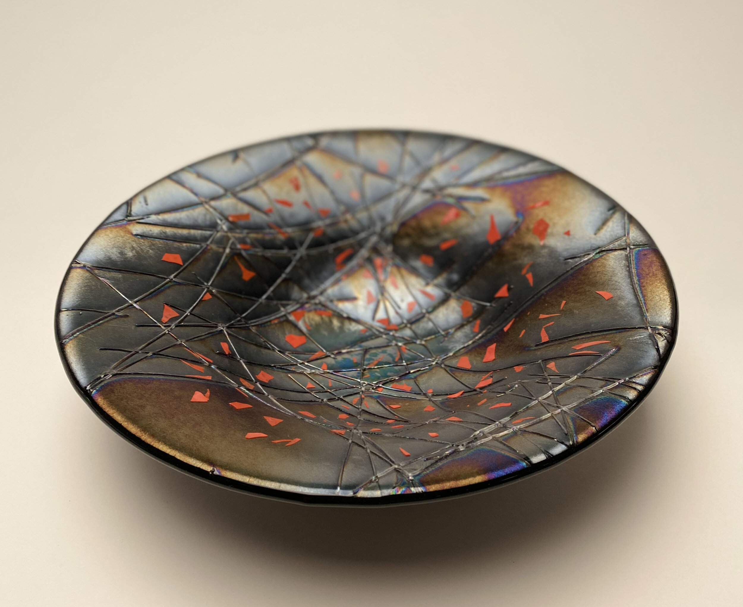 Black Irrid/orange bowl