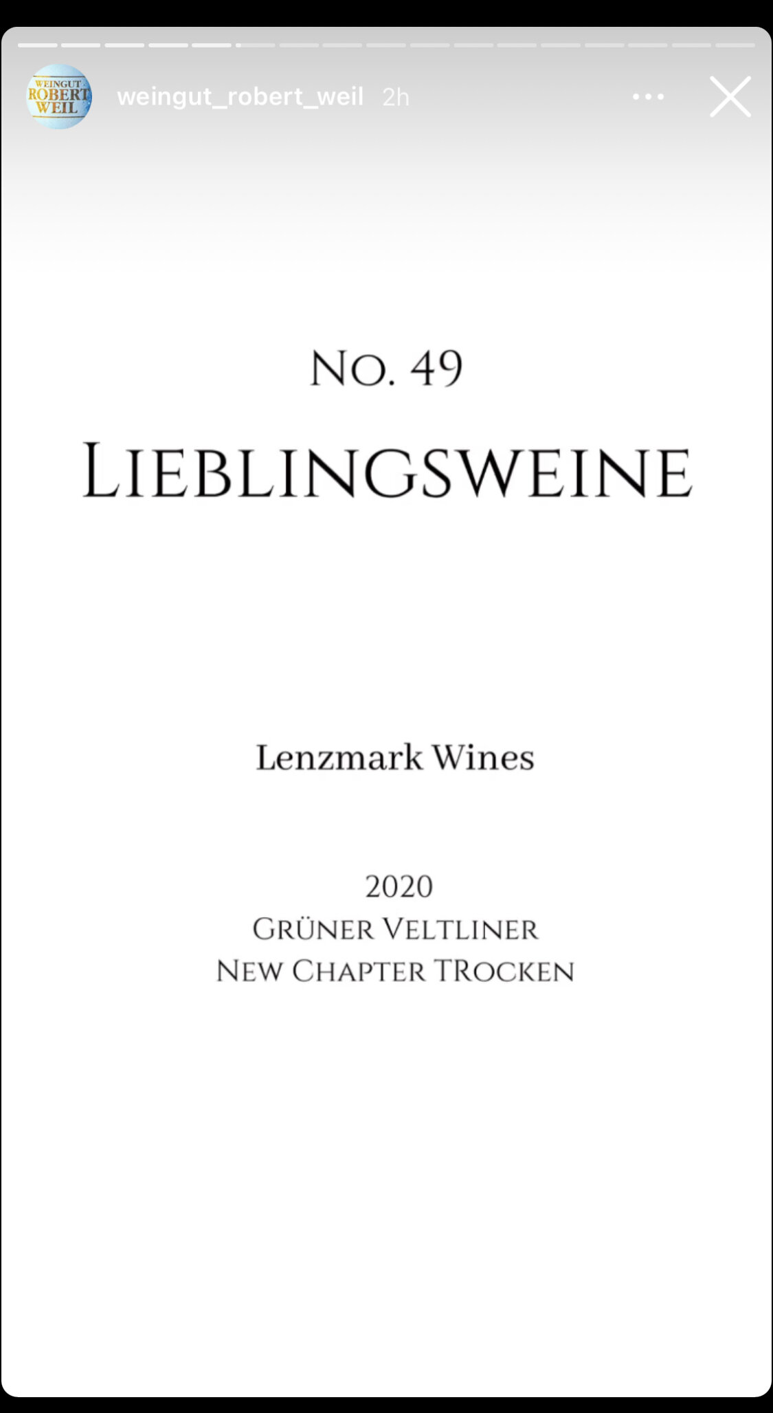 New Chapter Tasting | Lieblingsweine #49 von Weingut Robert Weil!