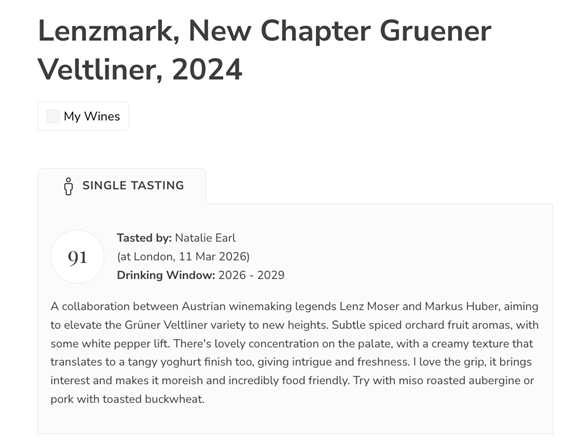 DECANTER |  VINTAGE 2024 91/100