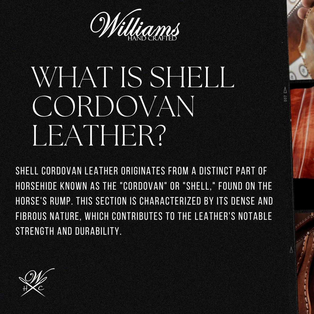 What is Shell Cordovan leather?