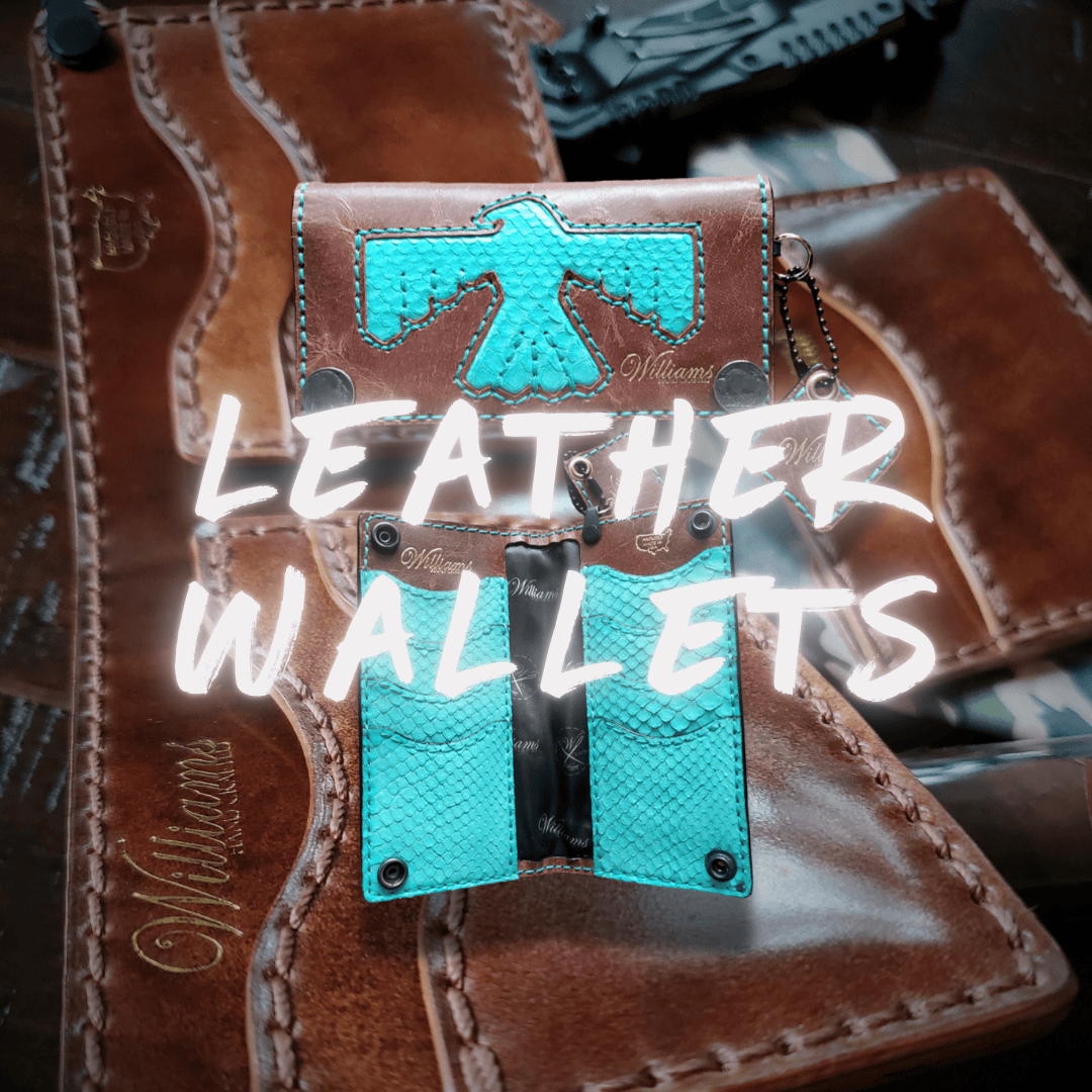 Ready-to-ship leather wallets