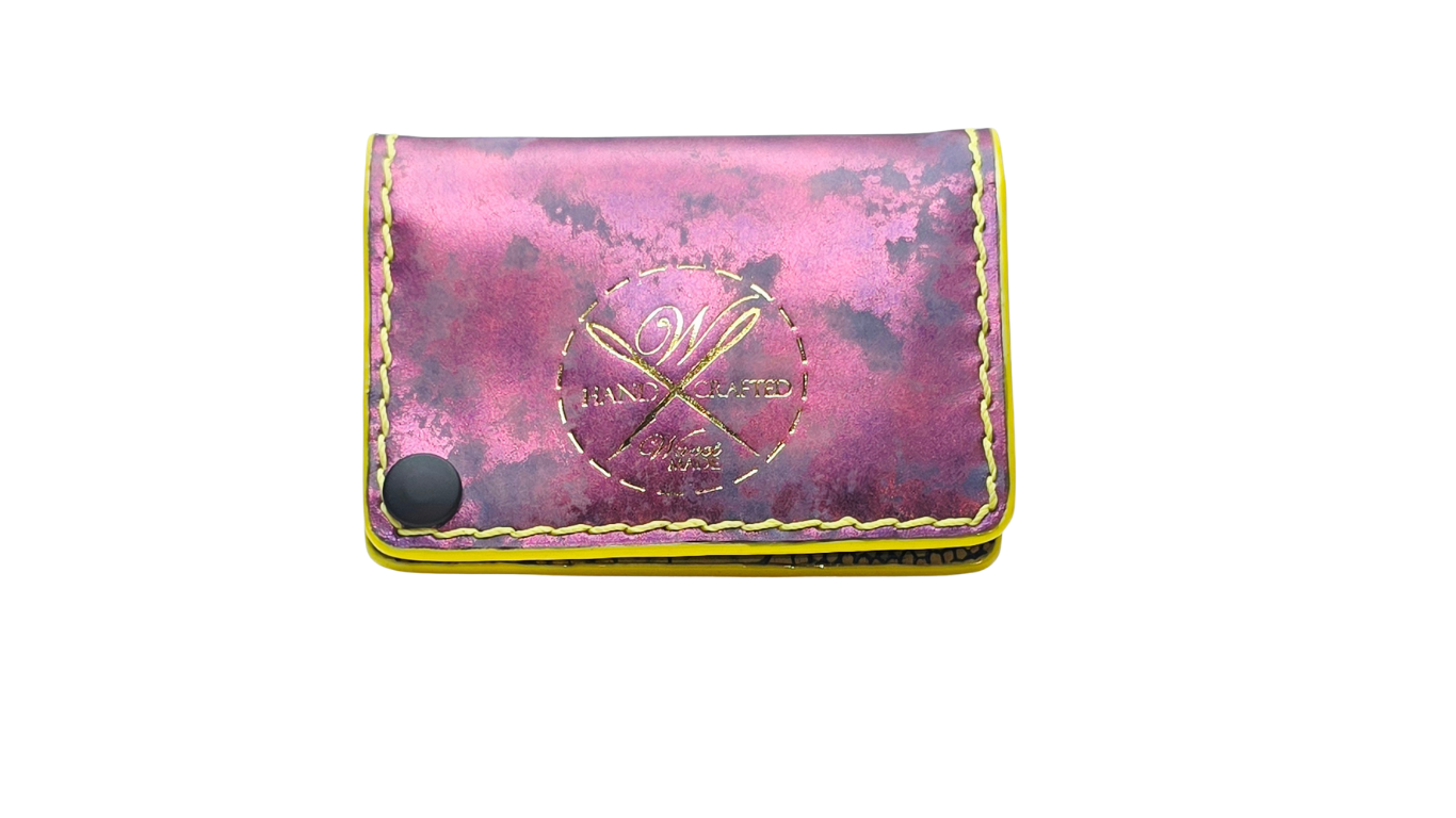 Purp Panther fold cardholder