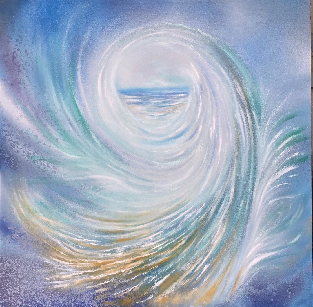 'Fantasy Wave' the latest artwork by Tano from www.gallery-gaetano.co.uk

Mixed Media, Enamel and Oils. Ready to hang 90 cms x 90 cms x 5 cms

The beauty about painting during lock-down in that even on the bleakest days you can transport yourself to 