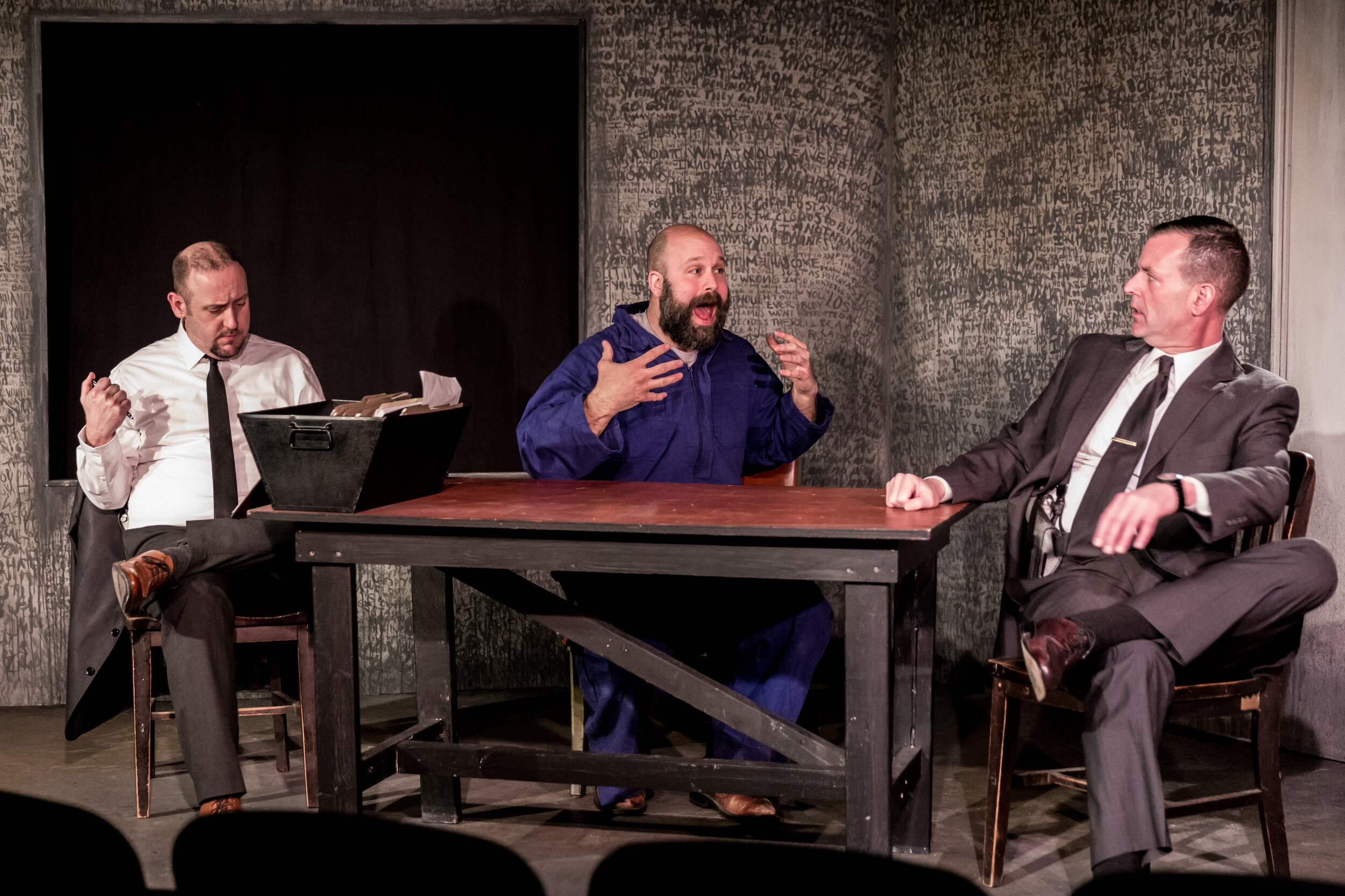 Pillowman live theatre - Hovey Player's Workshop in Waltham, MA - 2017