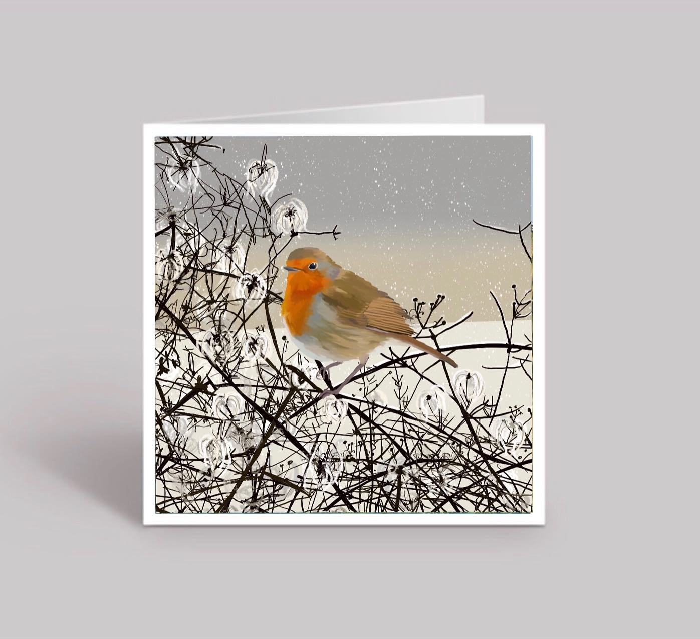 New set of 5 Christmas Cards. They will be available to order from my website from Friday 29th November. For Price and Pre-order please DM me. Happy Sunday everyone! ✨✨✨#chrismascards #christmas24 #robins #seasonsgreetings #xmas