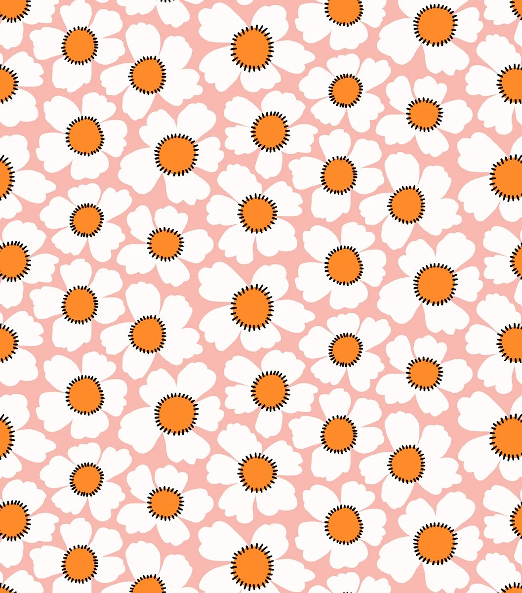 Daisies-Pink-White-Pattern-Art-Licensing-Collection-Sandra-Hutter