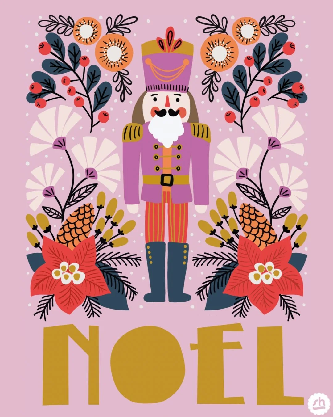 Not only did my Christmas ornaments get a new color finish &mdash; my Nutcracker print got a fresh look too! 🎄✨⁠
Thanks for all the lovely messages about the new palette. It was fun to try something a bit unexpected.⁠
⁠
Hope your holiday prep is goi