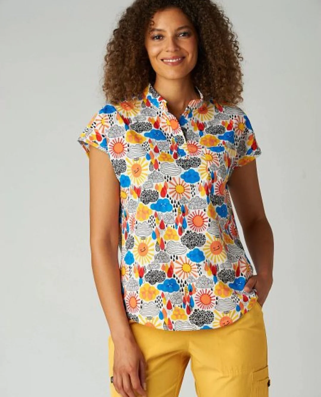 One of my absolute favorite licensing collaborations so far 💛⁠
⁠
Seeing my artwork on @koihappiness scrubs has truly been such an honor. They&rsquo;ve licensed several of my prints for their Artist Series &mdash; and knowing these designs get to bri