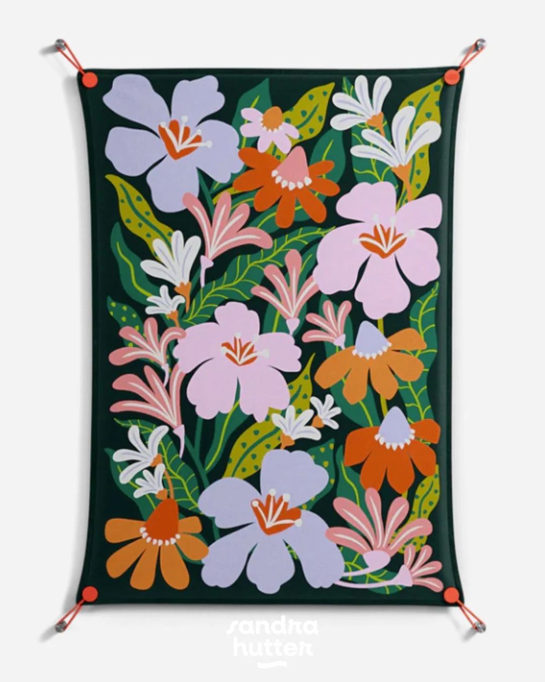 ⁠
So excited to finally share my newest collaboration with the Swedish brand @workdeco ✨⁠
⁠
This is one of the designs I created for them &mdash; it&rsquo;s called Floral Delight.⁠
⁠
They print the artwork on cotton canvas and mount it with their sig