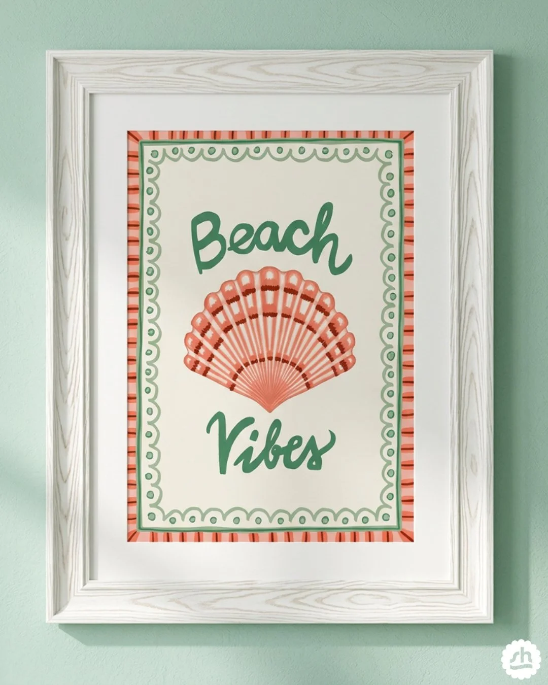 This &ldquo;Beach Vibes&rdquo; art print is part of my new Boho Beach collection that I&rsquo;ve been sharing with you over the last few days. 🌴☀️

It combines some of my favorite beach-inspired elements and would be such a fun addition to all kinds